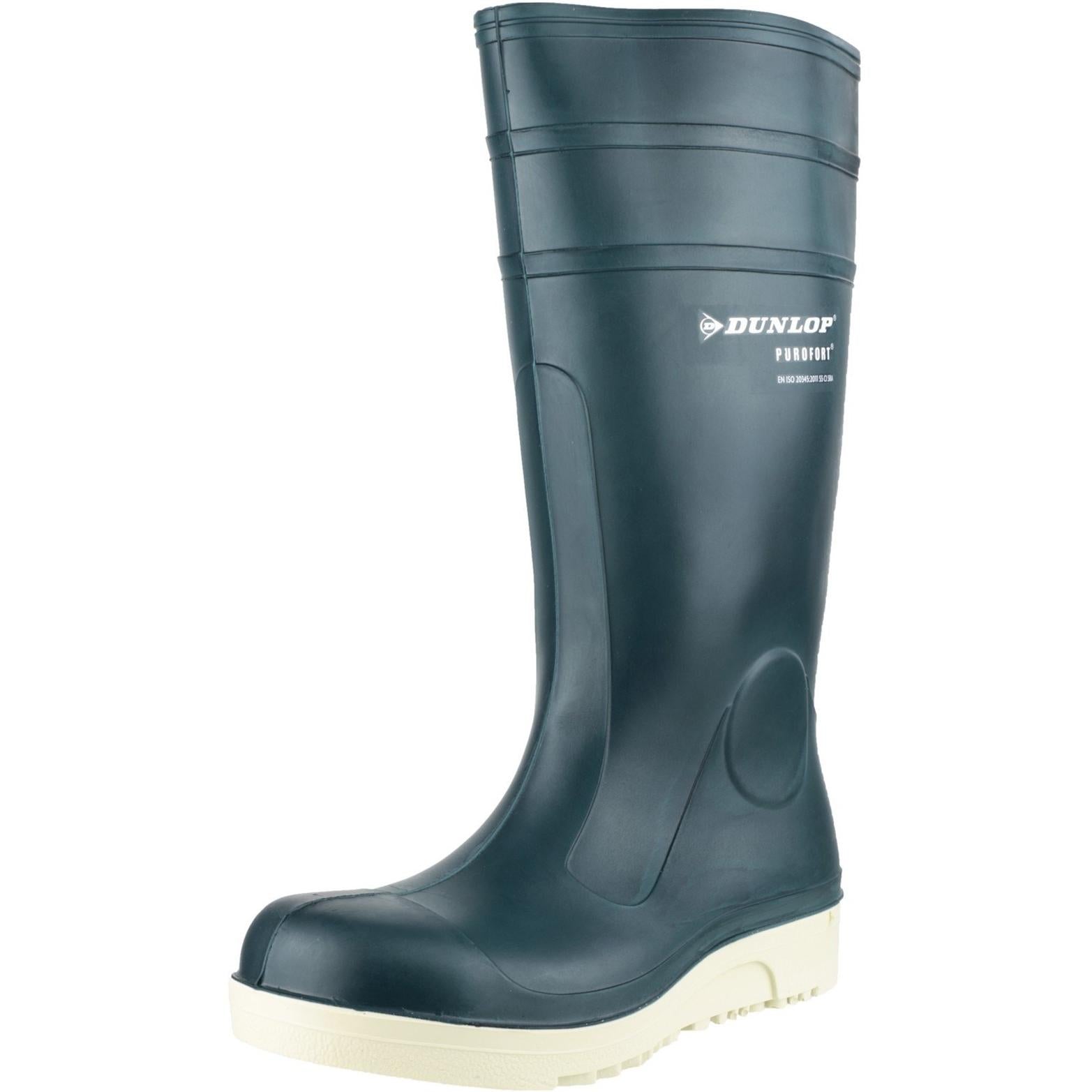 Dunlop Purofort Comfort Grip Full Safety Wellington Boots