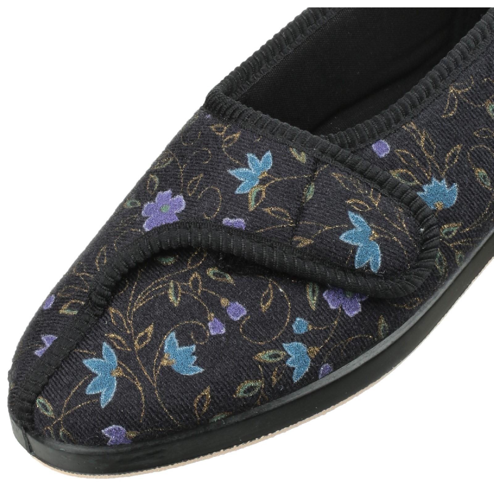 Gbs Wilma Ladies Wide Fit Slipper