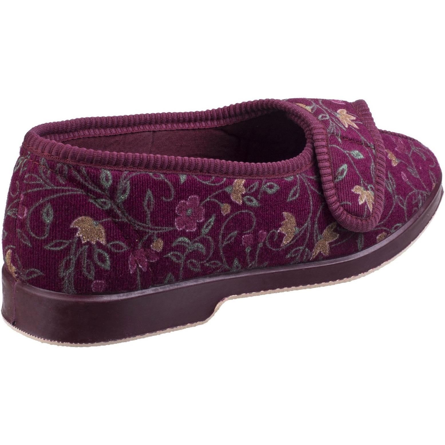 Gbs Wilma Ladies Wide Fit Slipper