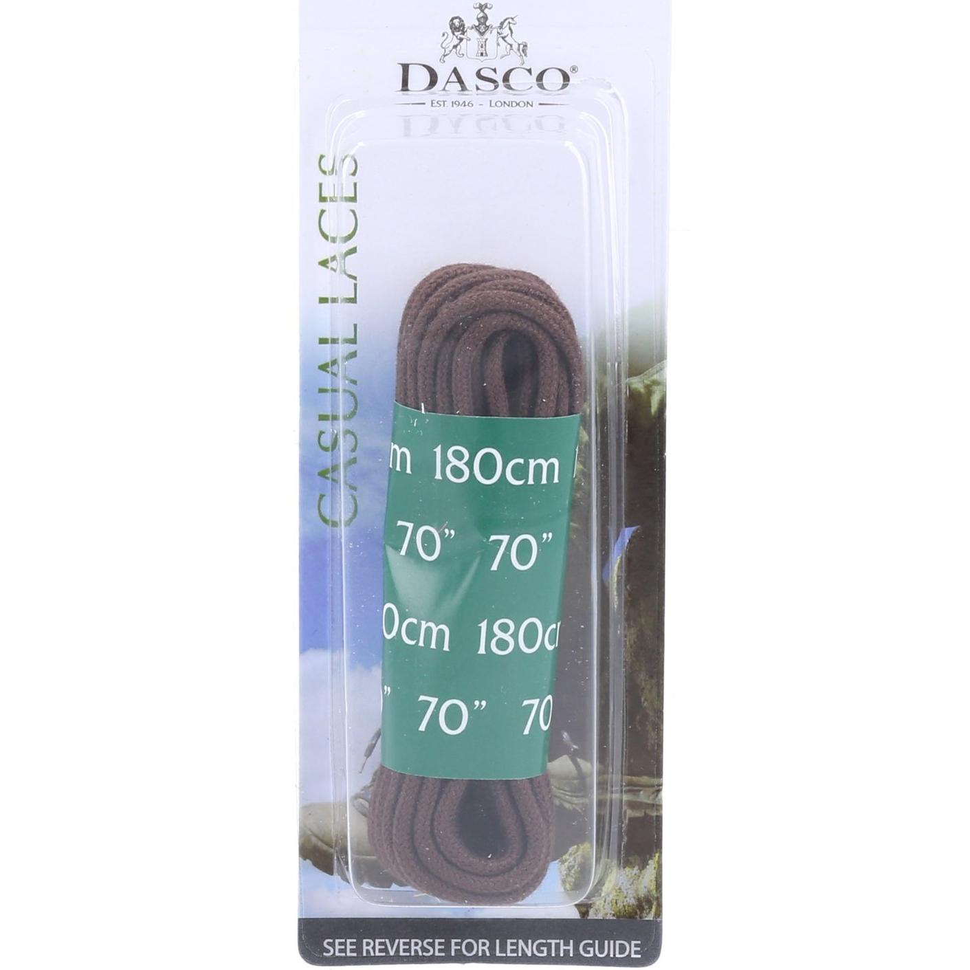 Dasco 180cm Round Boot Lace 6 Pack