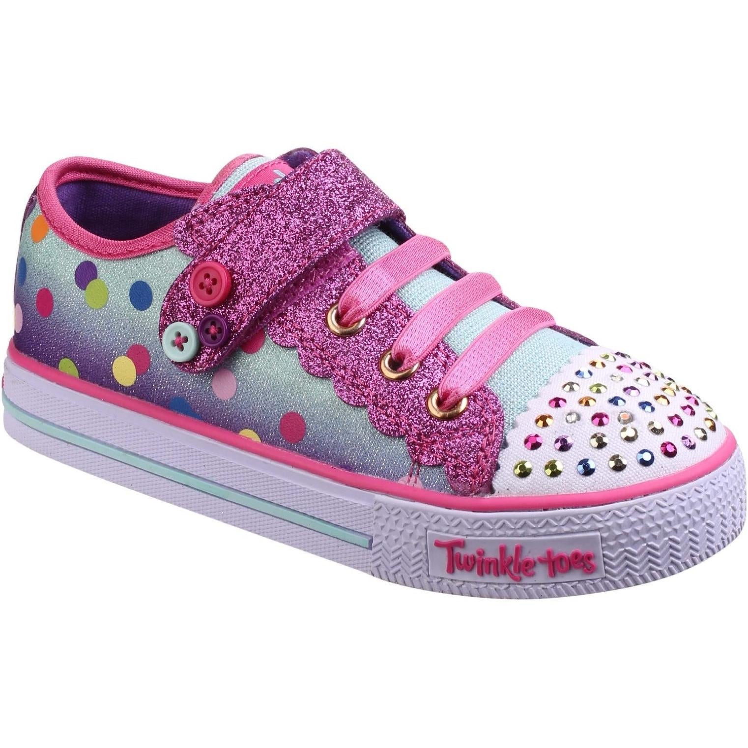 Skechers Twinkle Toes Shuffles - Dazzle Dots Shoes