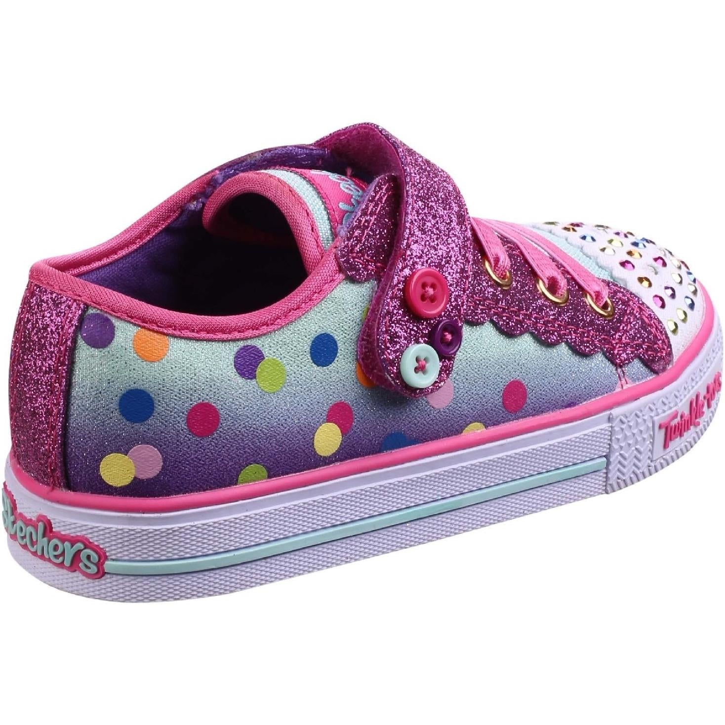 Skechers Twinkle Toes Shuffles - Dazzle Dots Shoes