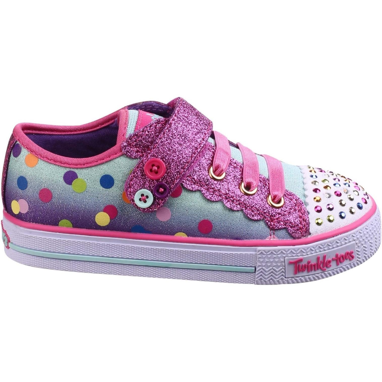 Skechers Twinkle Toes Shuffles - Dazzle Dots Shoes
