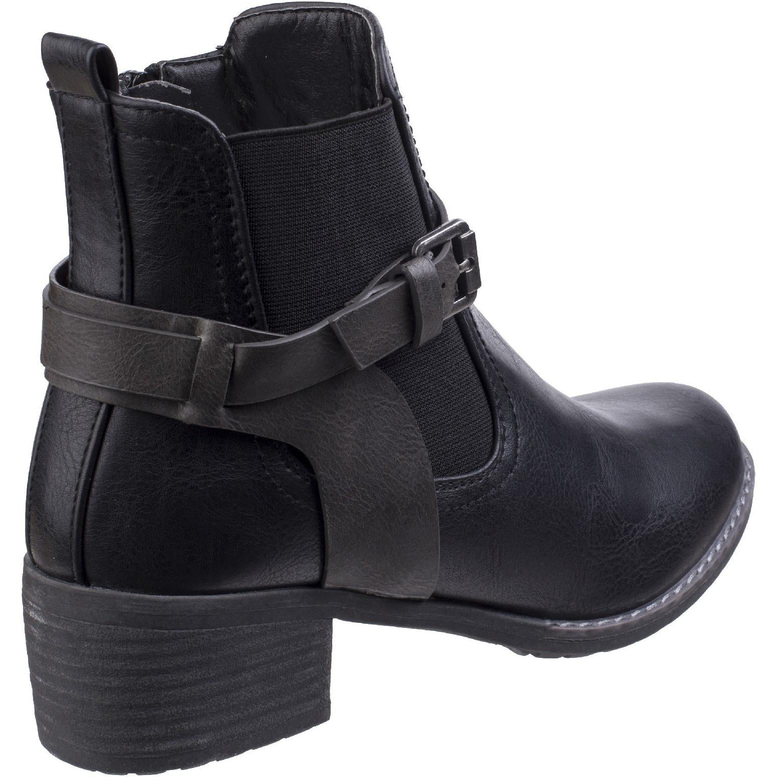 Divaz Ivana Block Heel Ankle Boot