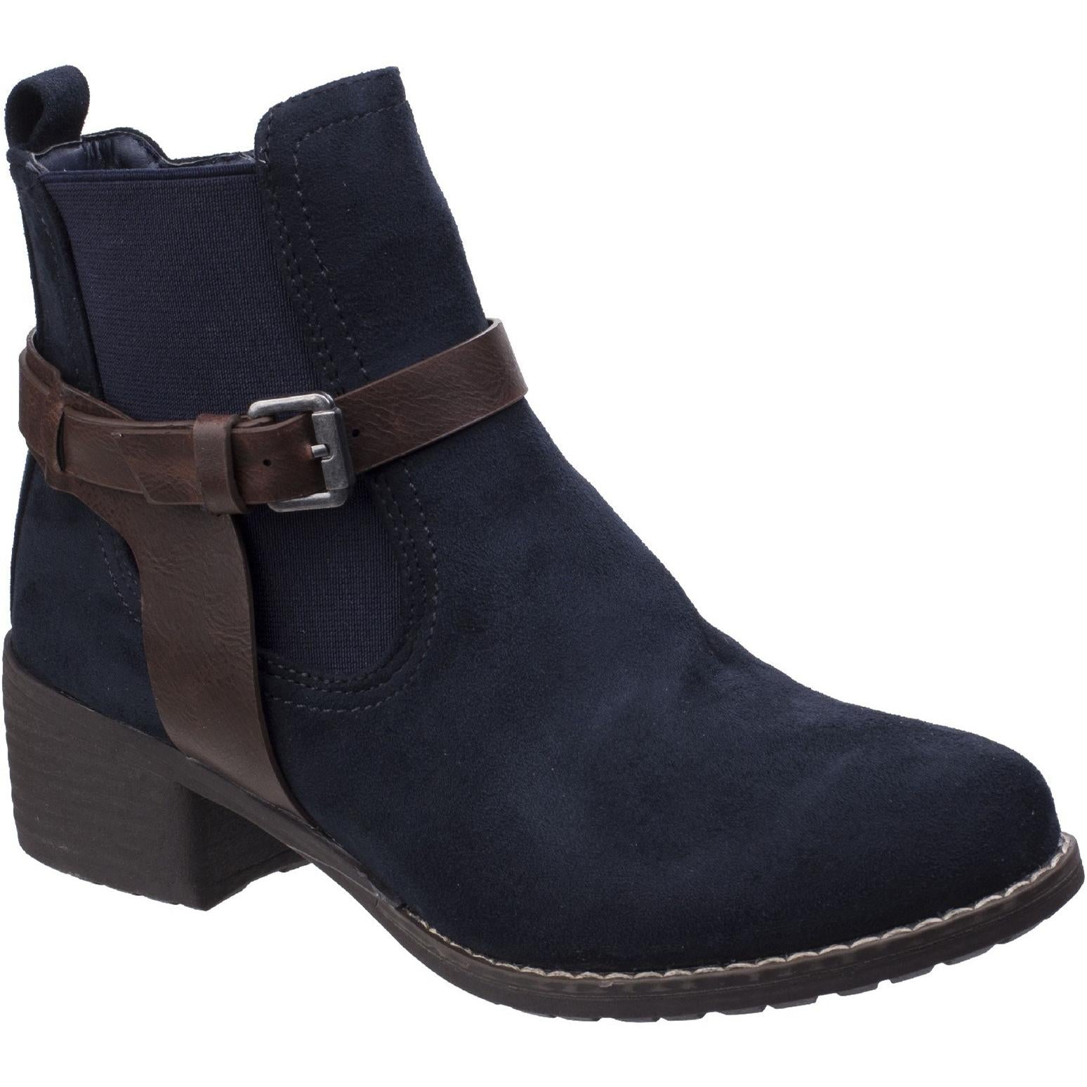 Divaz Ivana Block Heel Ankle Boot