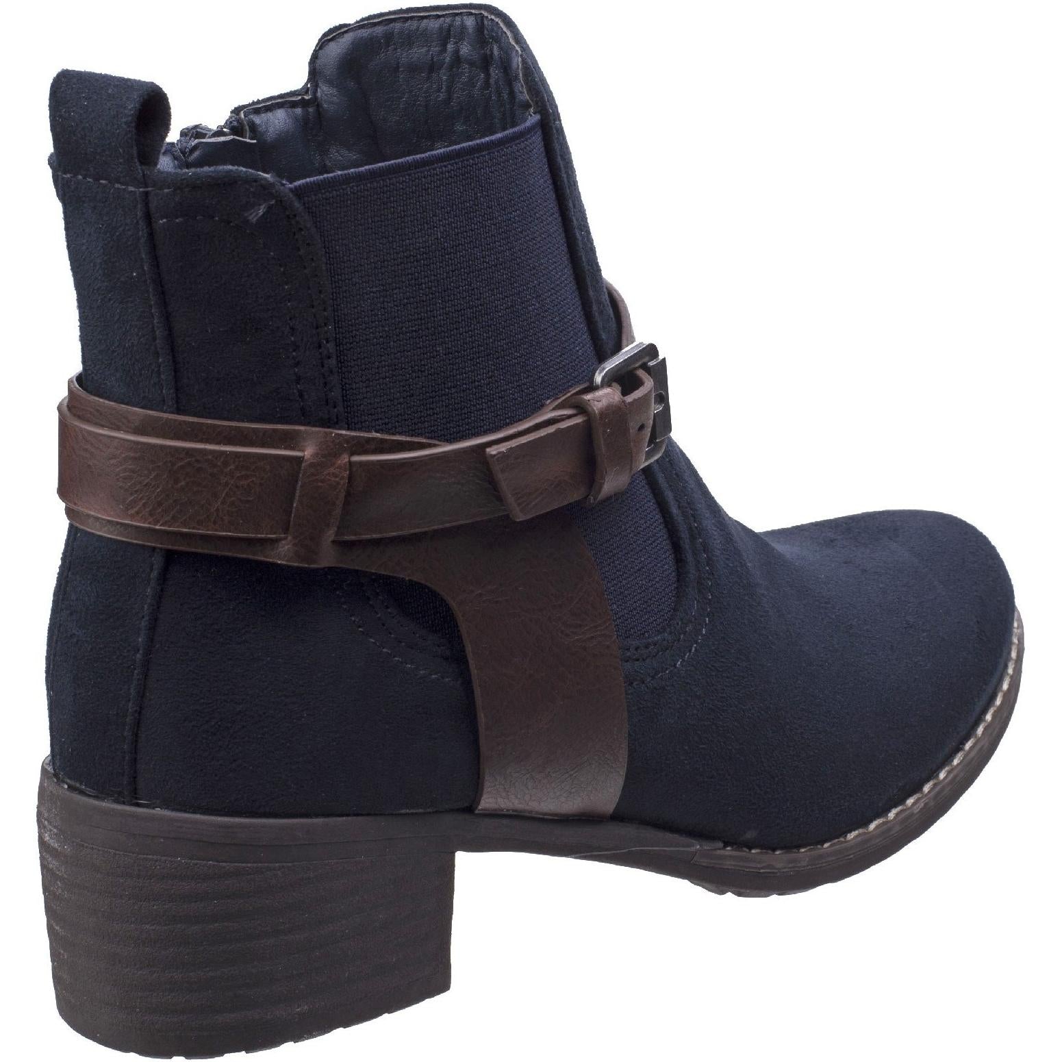 Divaz Ivana Block Heel Ankle Boot