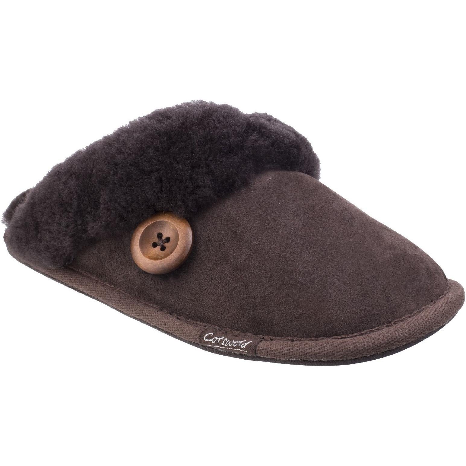Cotswold Lechlade Sheepskin Mule Slipper