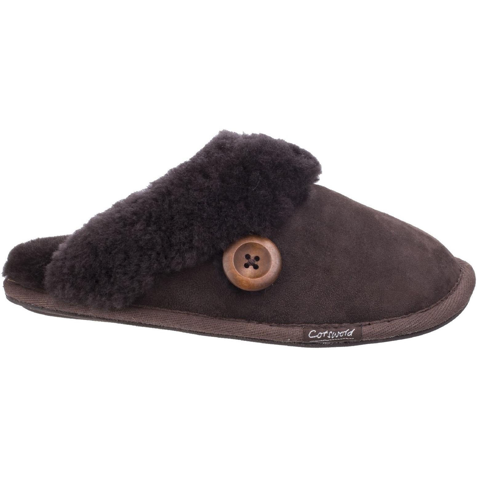 Cotswold Lechlade Sheepskin Mule Slipper