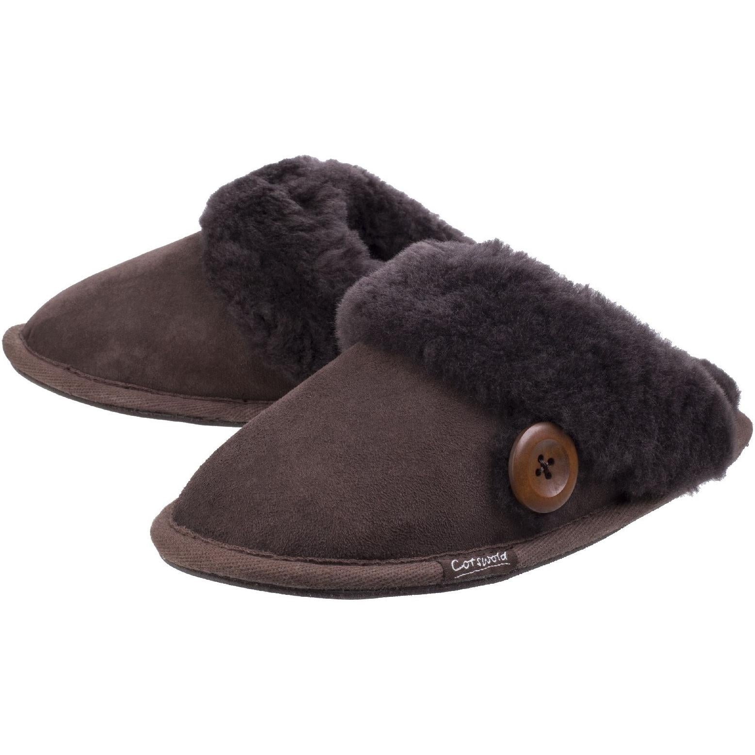 Cotswold Lechlade Sheepskin Mule Slipper