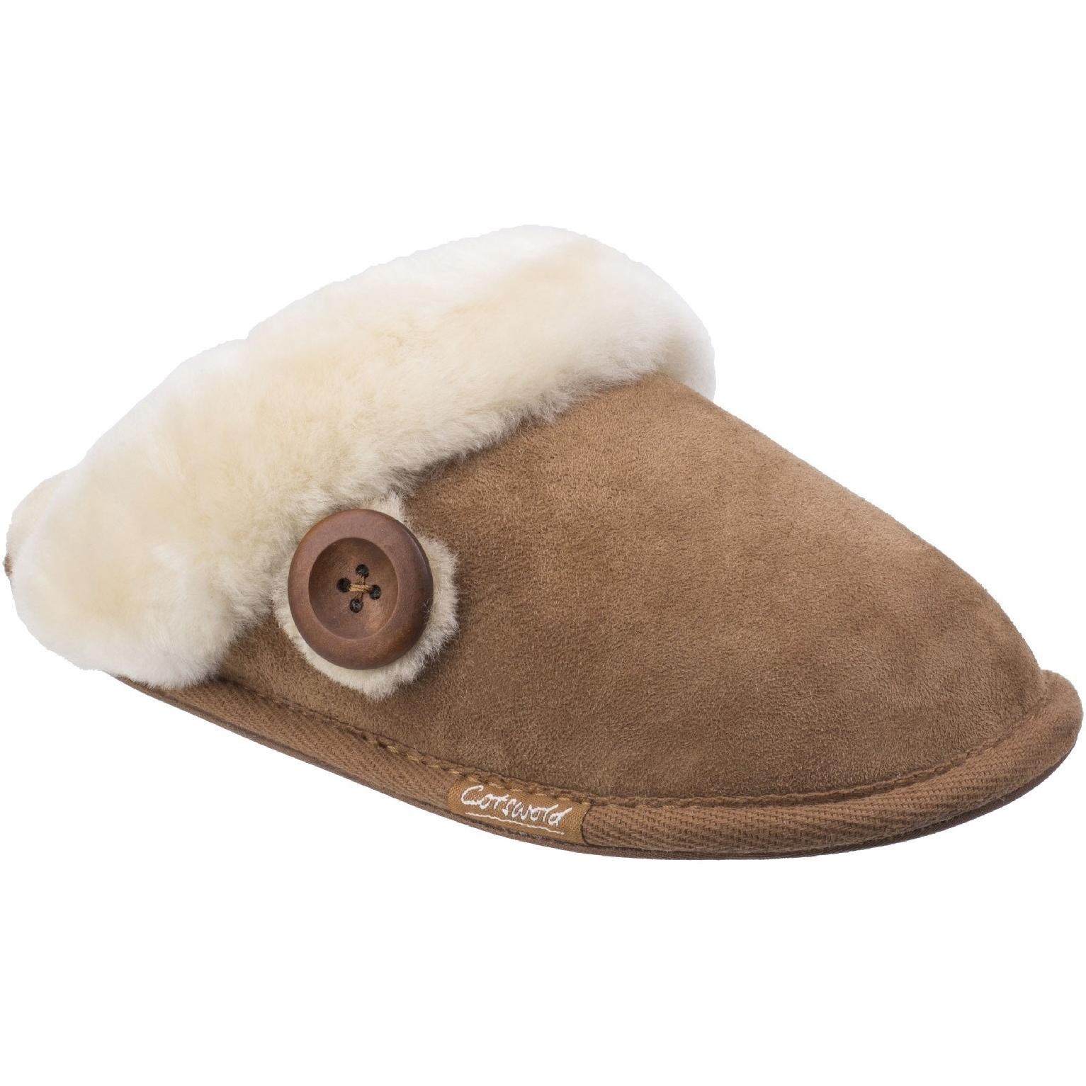 Cotswold Lechlade Sheepskin Mule Slipper