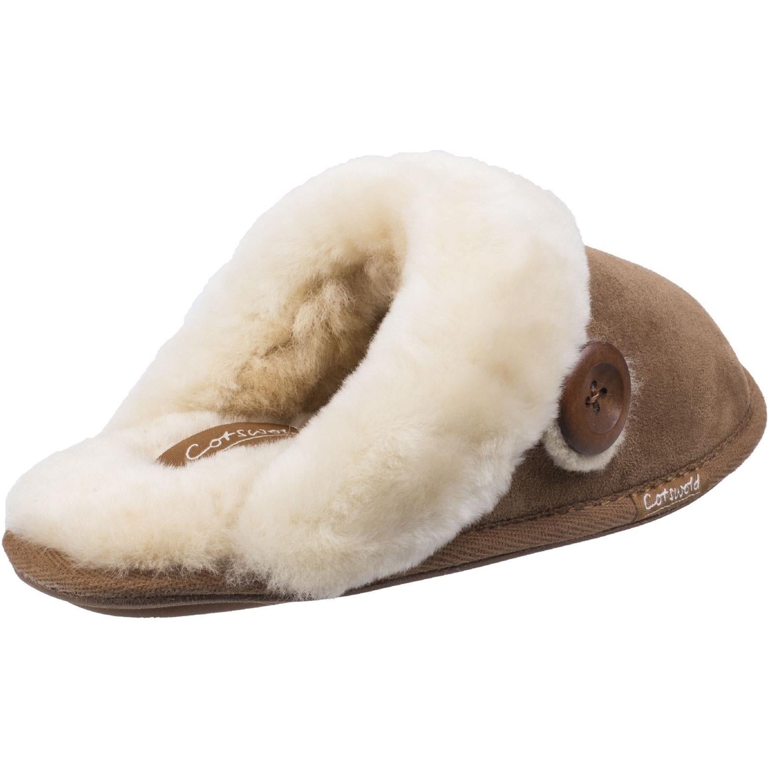 Cotswold Lechlade Sheepskin Mule Slipper