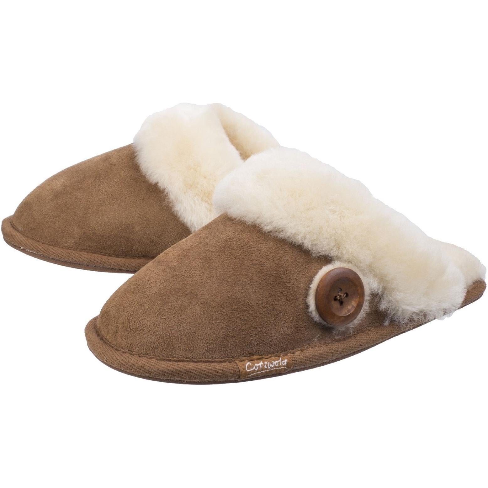 Cotswold Lechlade Sheepskin Mule Slipper