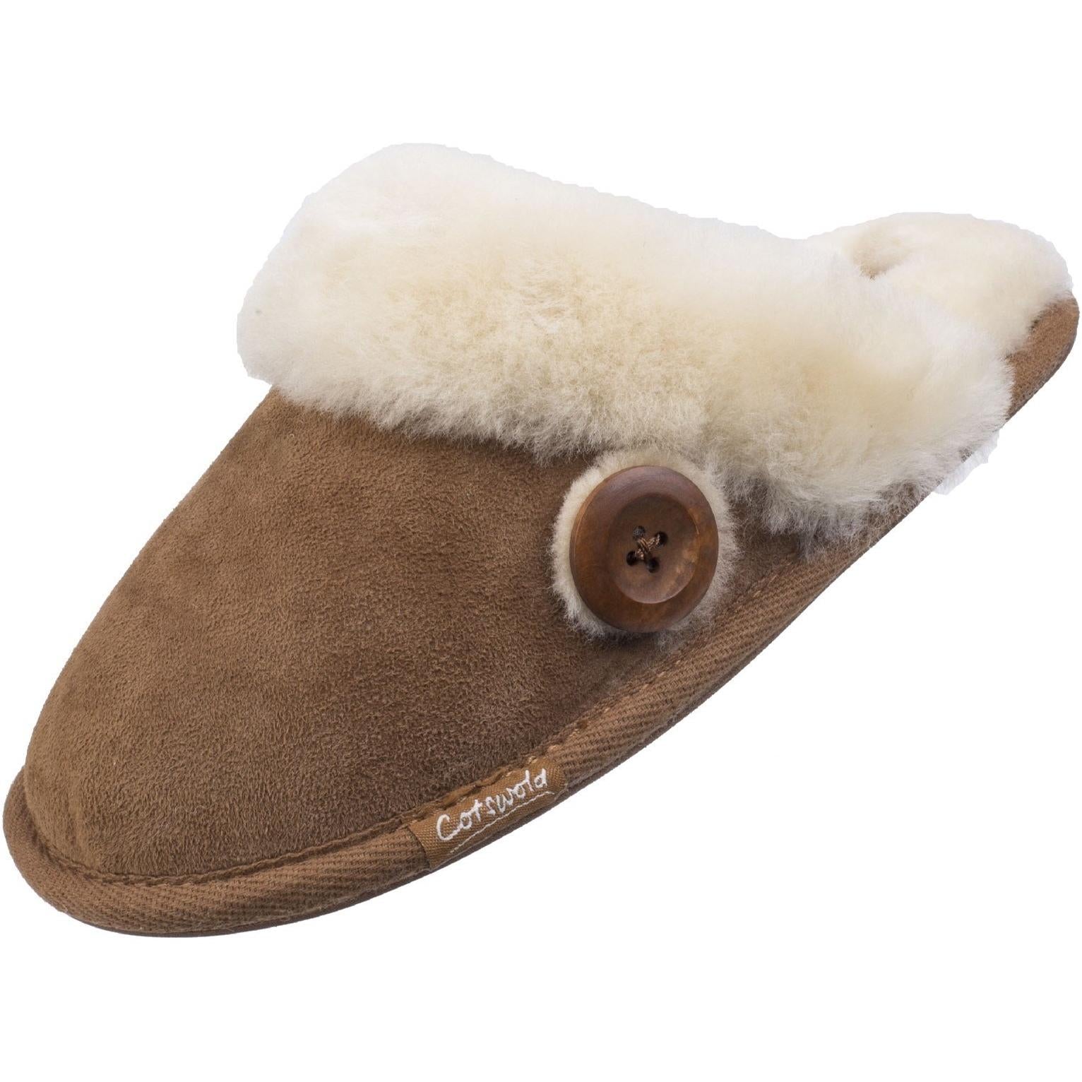 Cotswold Lechlade Sheepskin Mule Slipper
