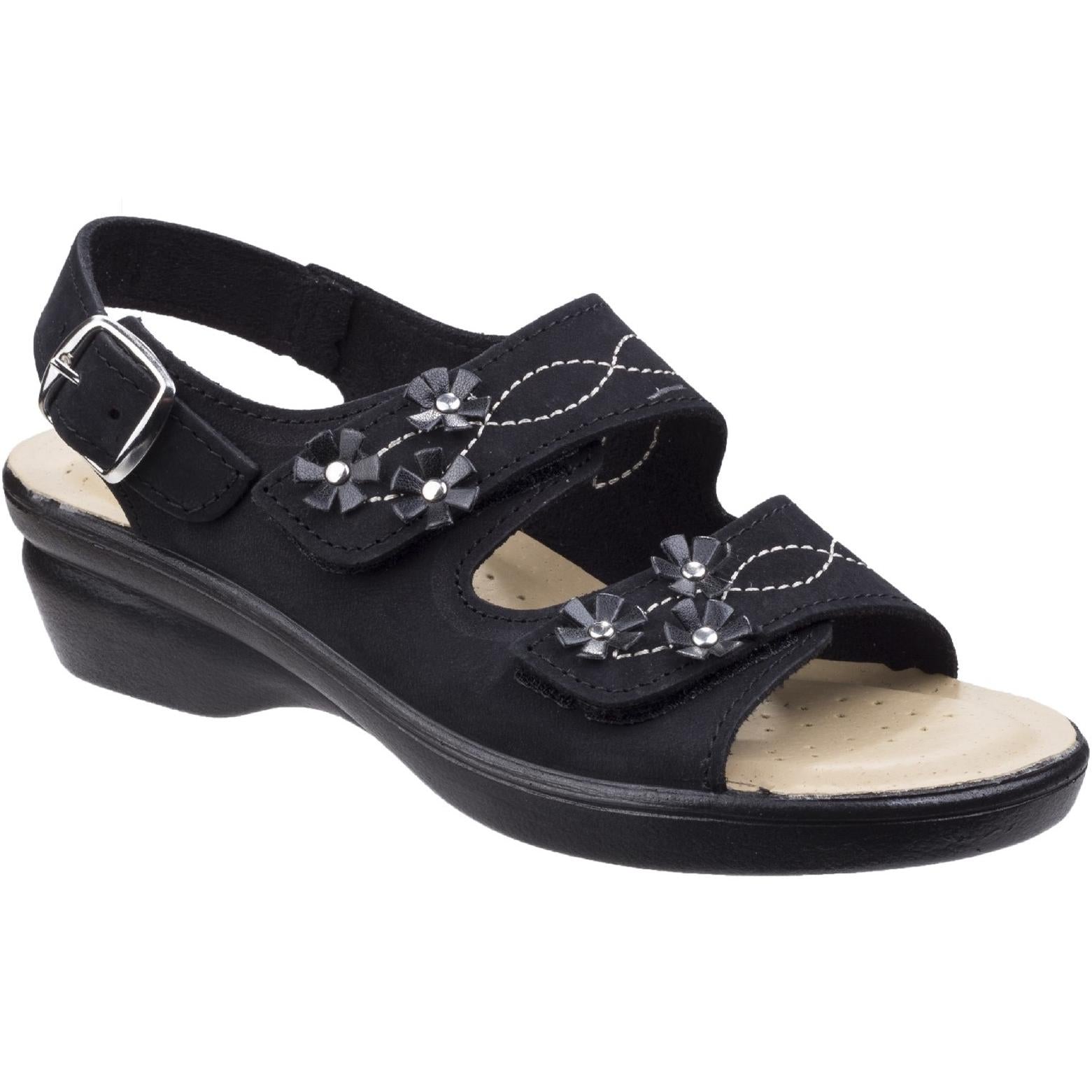 Fleet & Foster Amaretto Women's Touch Fastening Leather Sandal