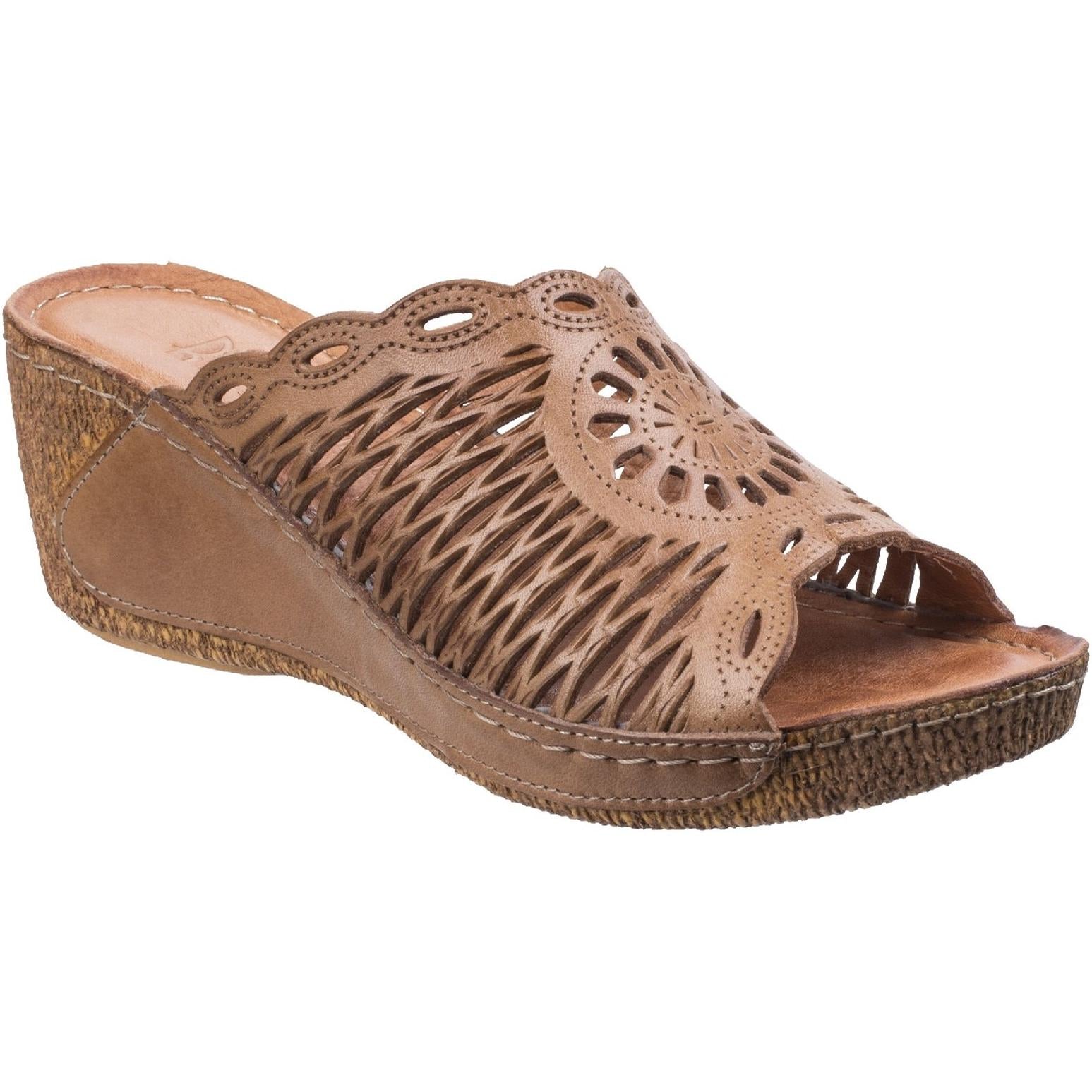 Riva Reggio High Wedge Mule Sandal