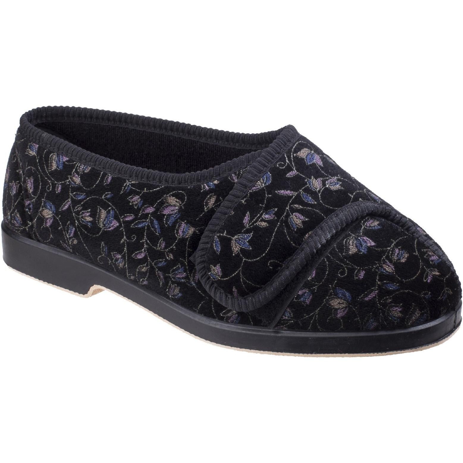 Gbs Nola Extra Wide Fit Ladies Slipper