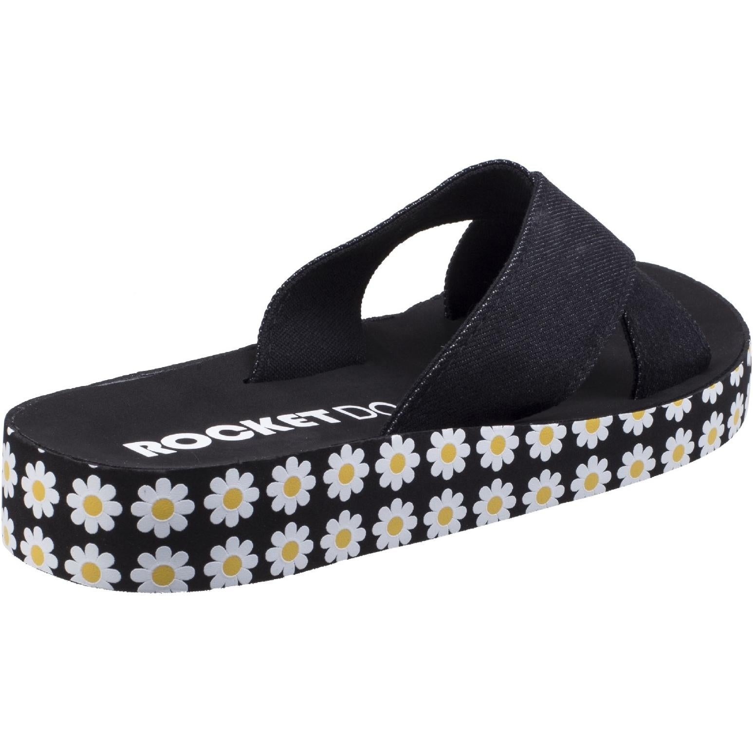 Rocket Dog Moon Washed Denim Slip On Sandal