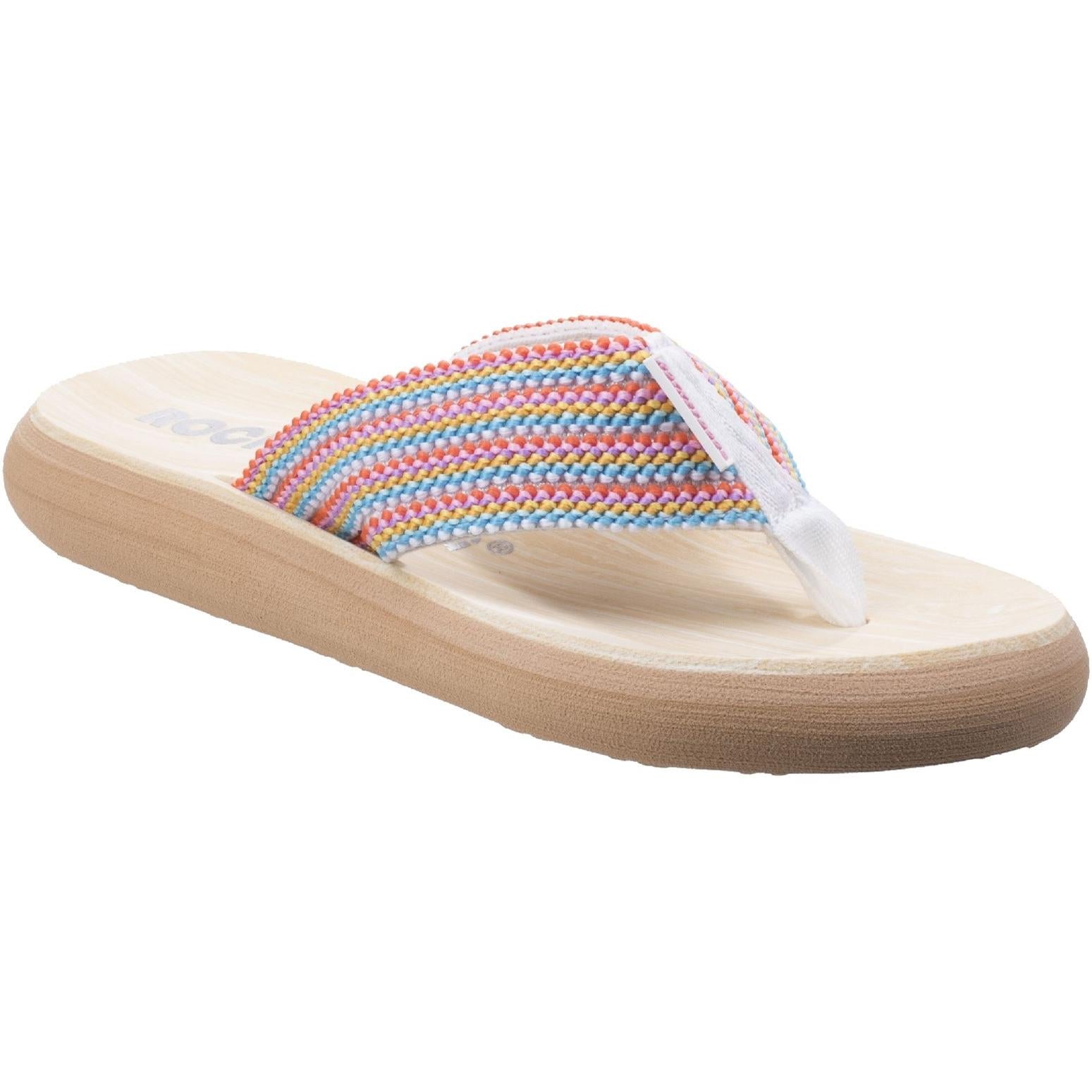 Rocket Dog Spotlight Groovy Stripe Slip On Sandal
