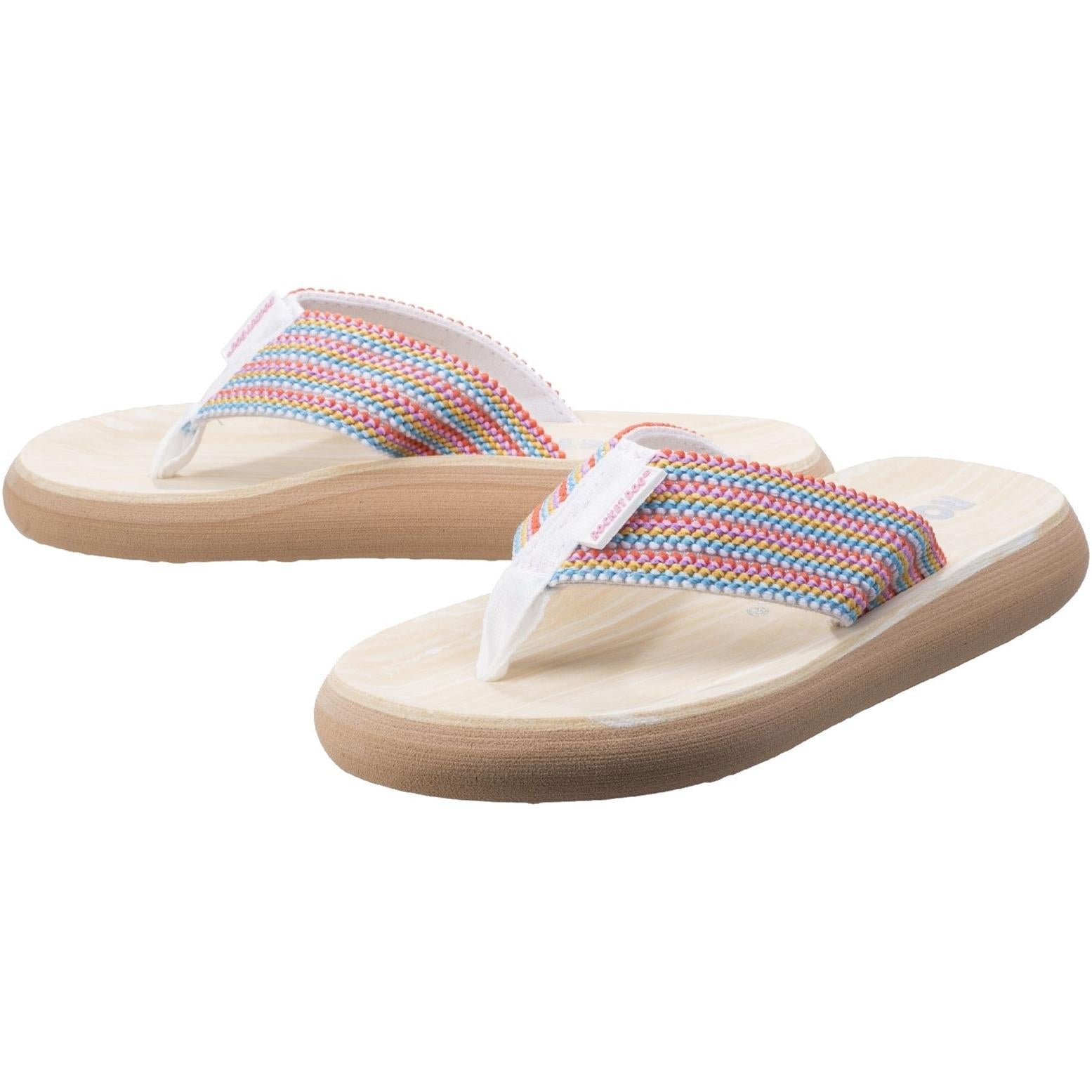 Rocket Dog Spotlight Groovy Stripe Slip On Sandal