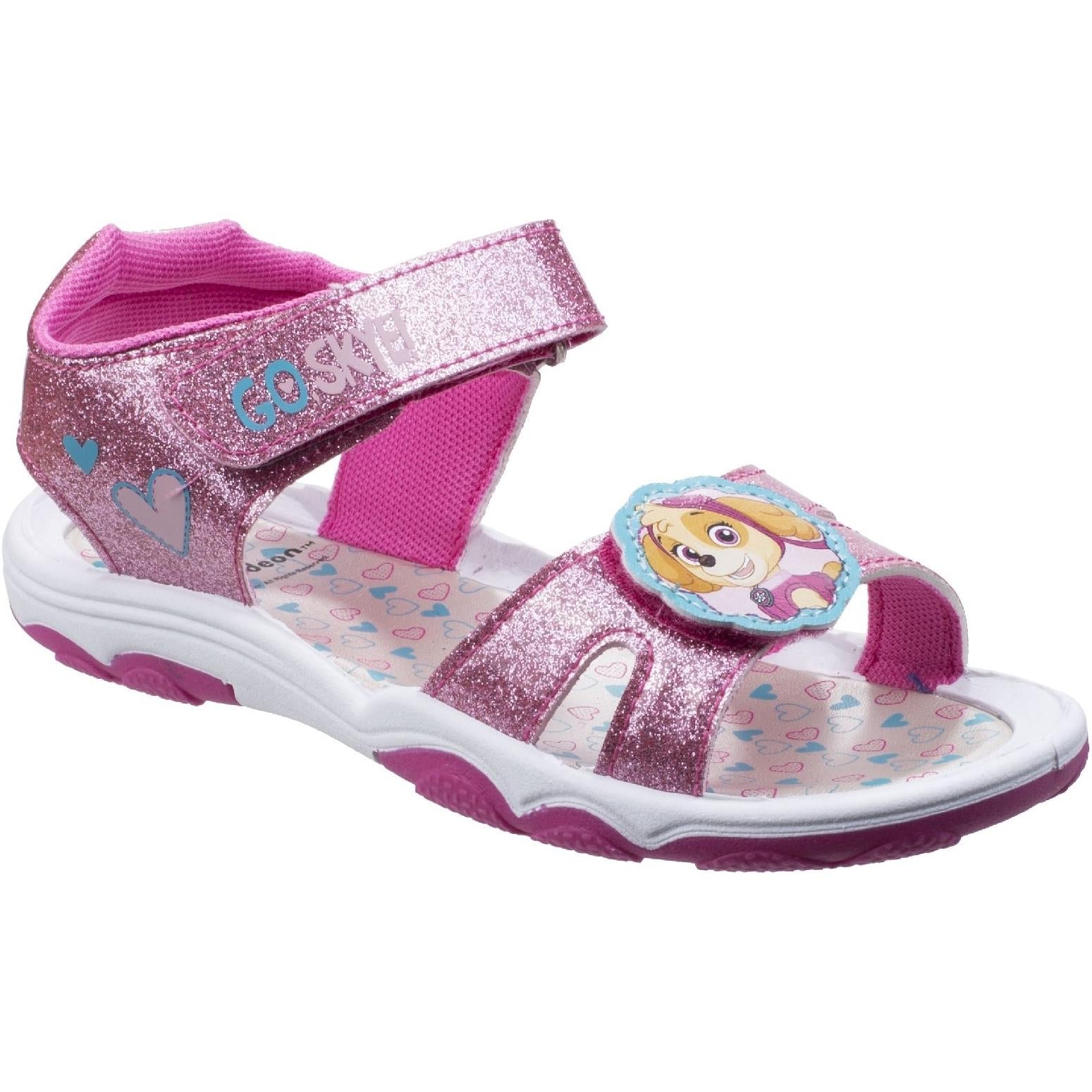 Leomil Skye Glitter Touch Fastening Sandal