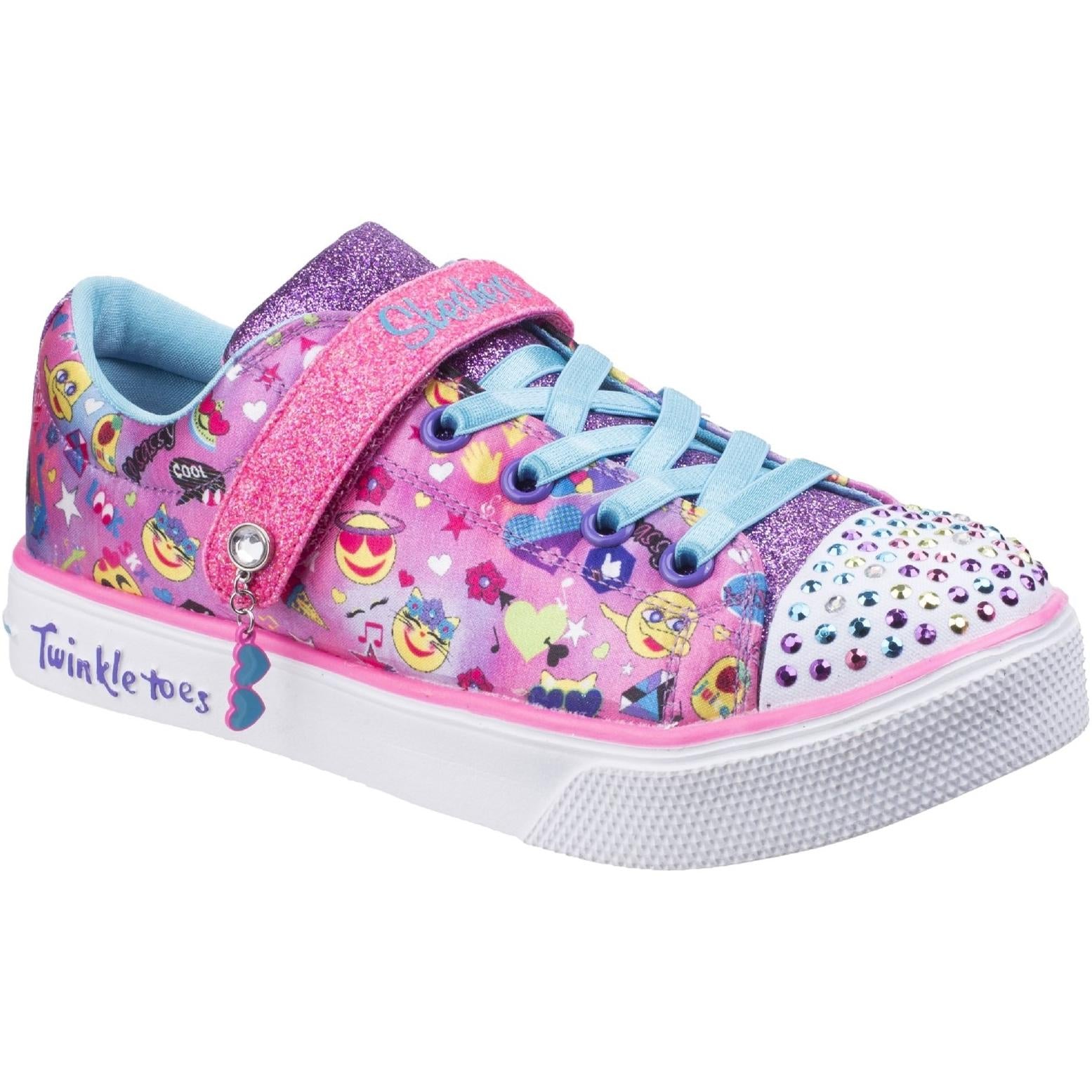 Skechers Twinkle Breeze 2.0 Character Cutie Touch Fastening Trainer