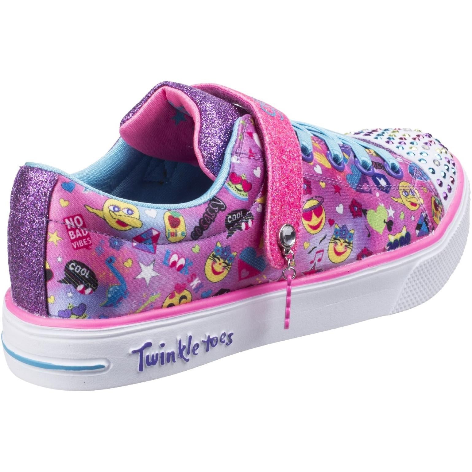 Skechers Twinkle Breeze 2.0 Character Cutie Touch Fastening Trainer