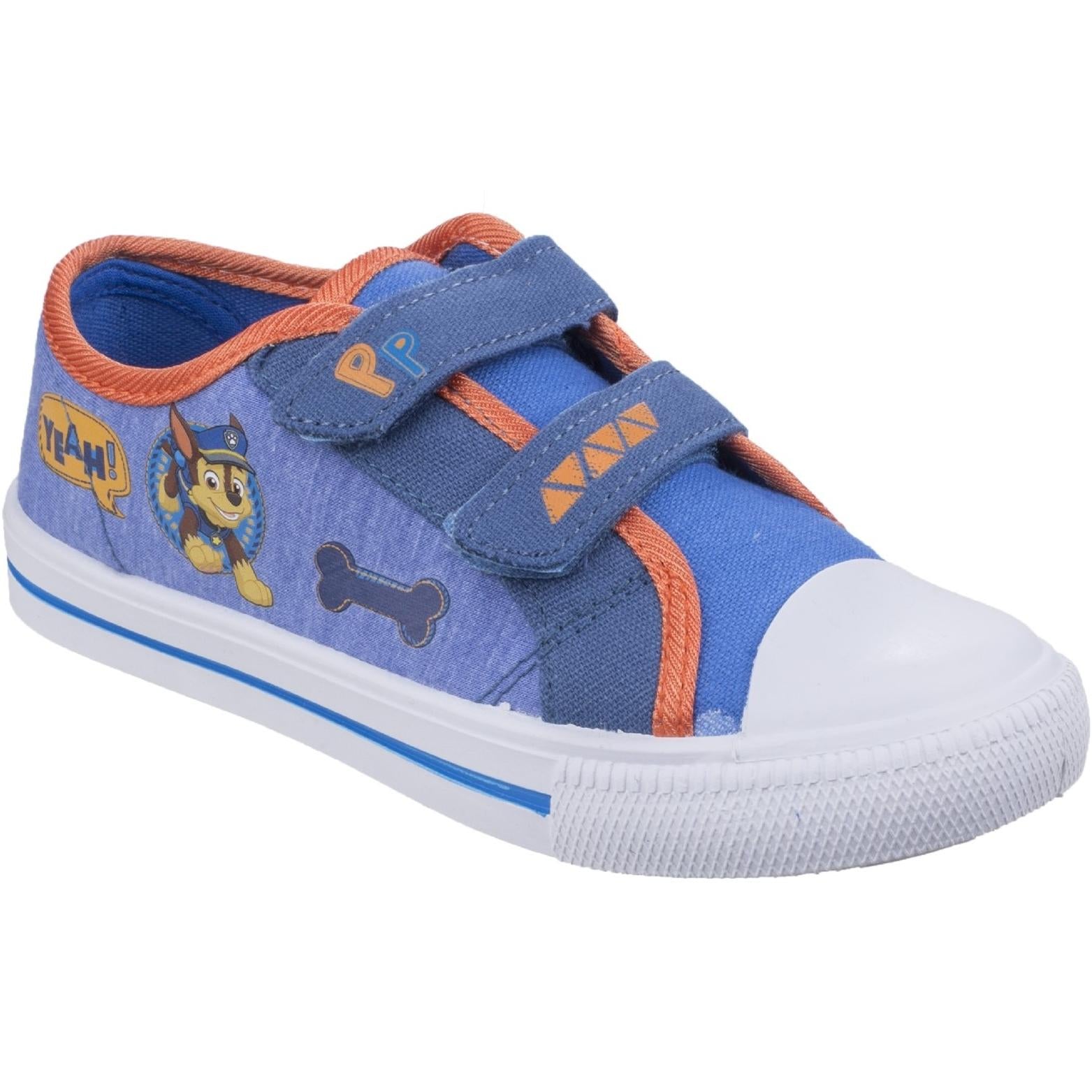 Paw Patrol Chase Touch Fastening Canvas Shoe
