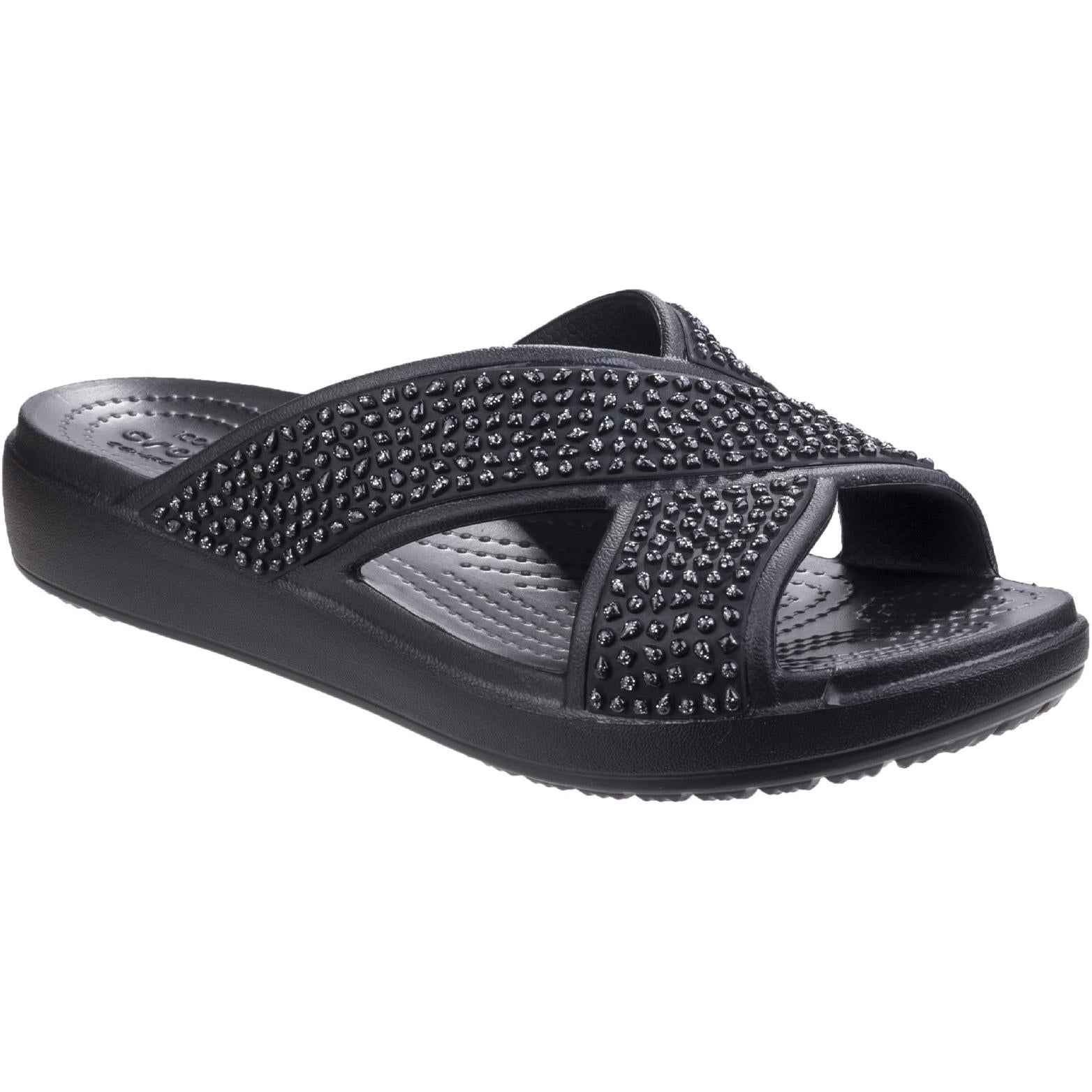 Crocs Sloane Embellished X Strap Sandals