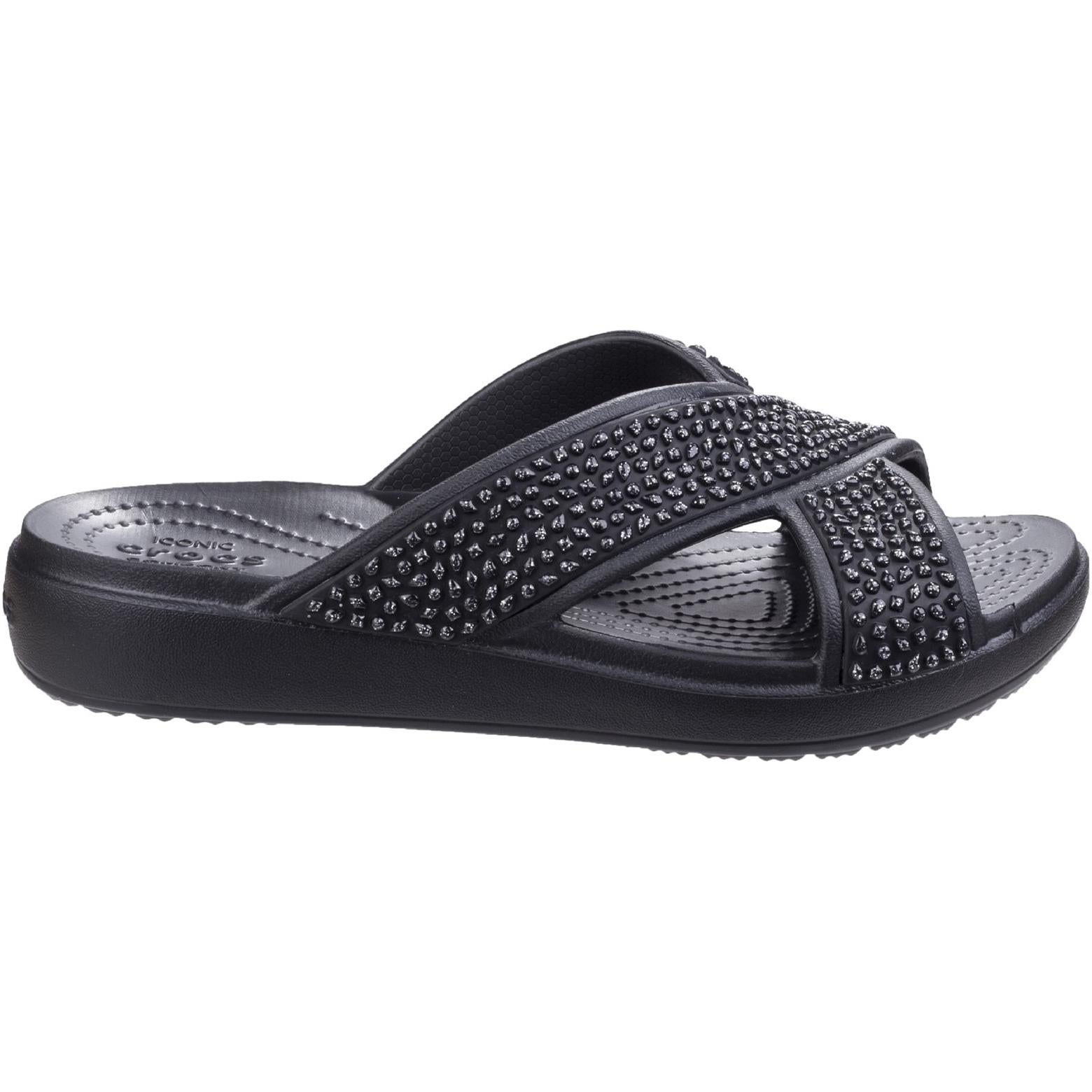 Crocs Sloane Embellished X Strap Sandals