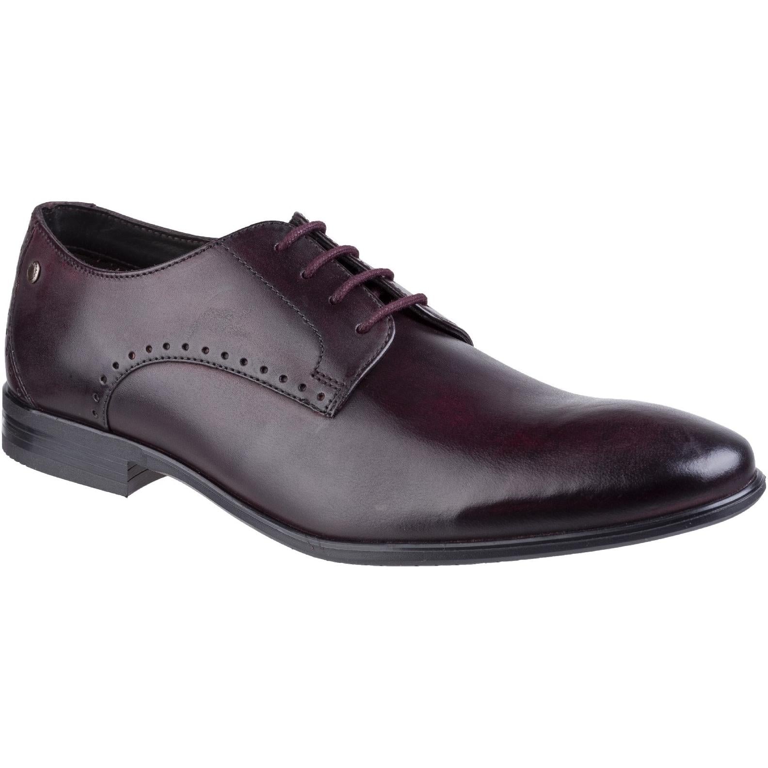 Base London Westbury Washed Plain Toe Derby Shoe