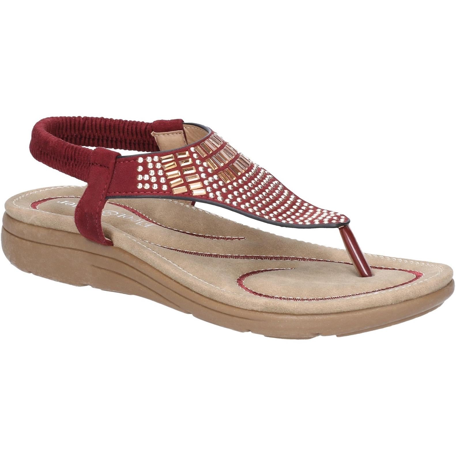 Fleet & Foster Mulberry Elastic Toe Post Sandal