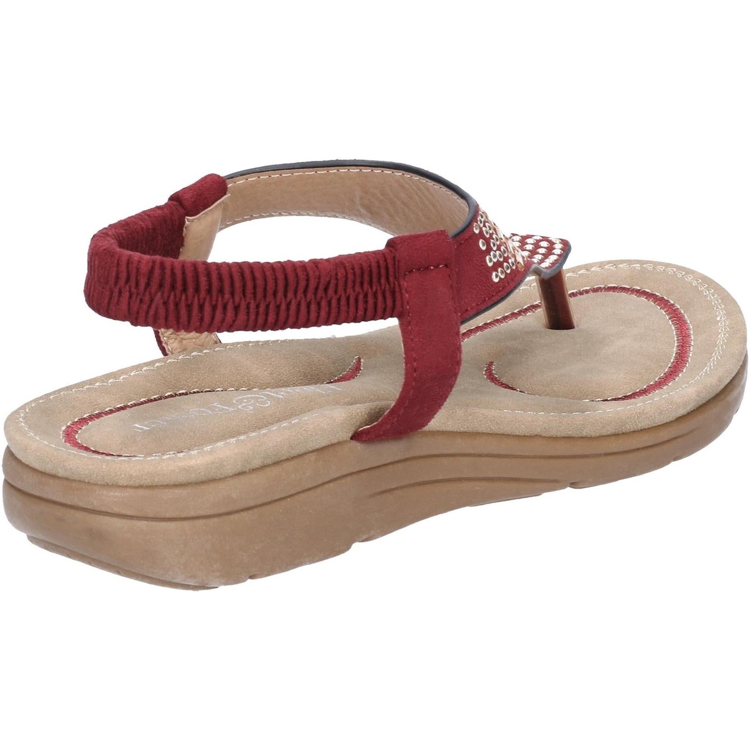 Fleet & Foster Mulberry Elastic Toe Post Sandal