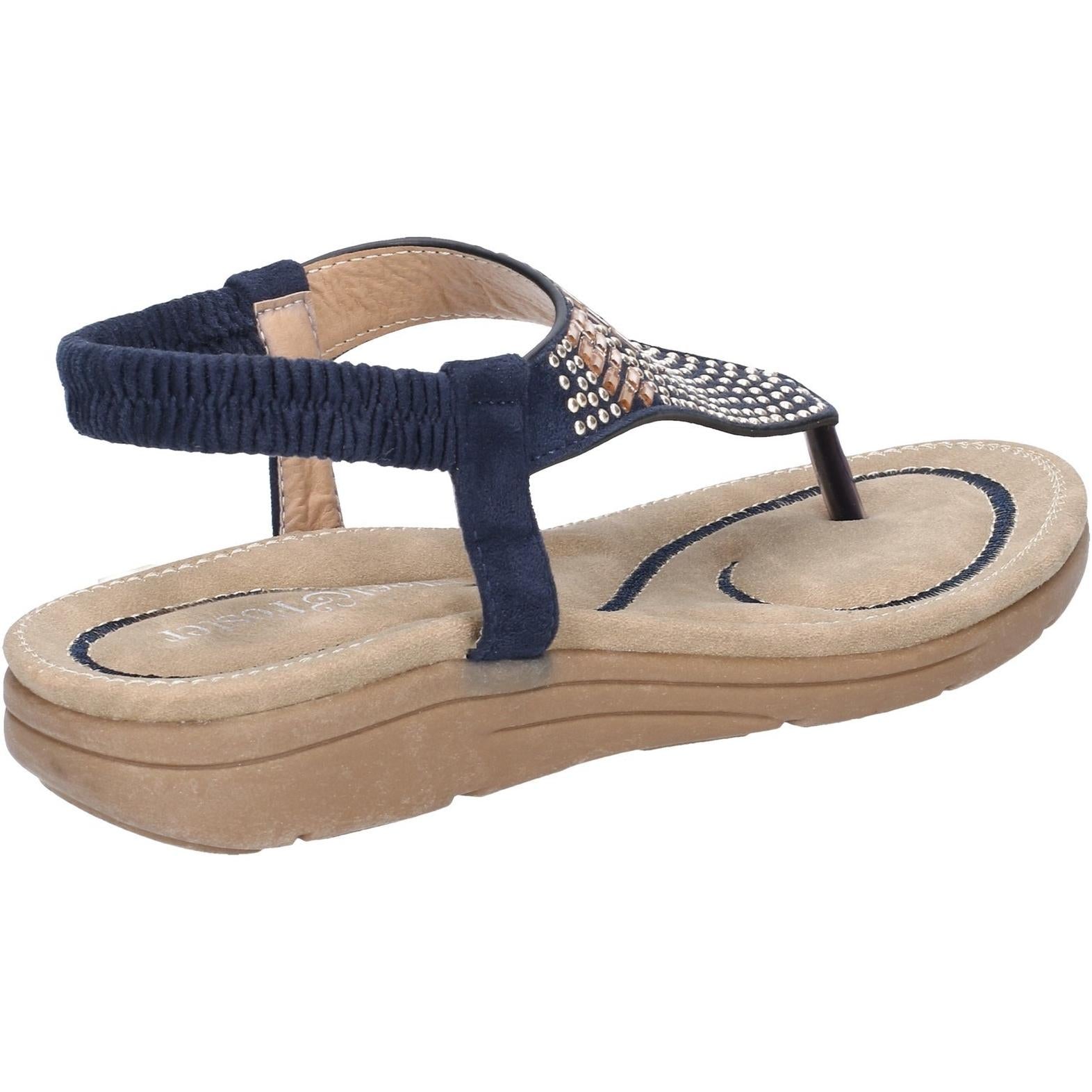 Fleet & Foster Mulberry Elastic Toe Post Sandal