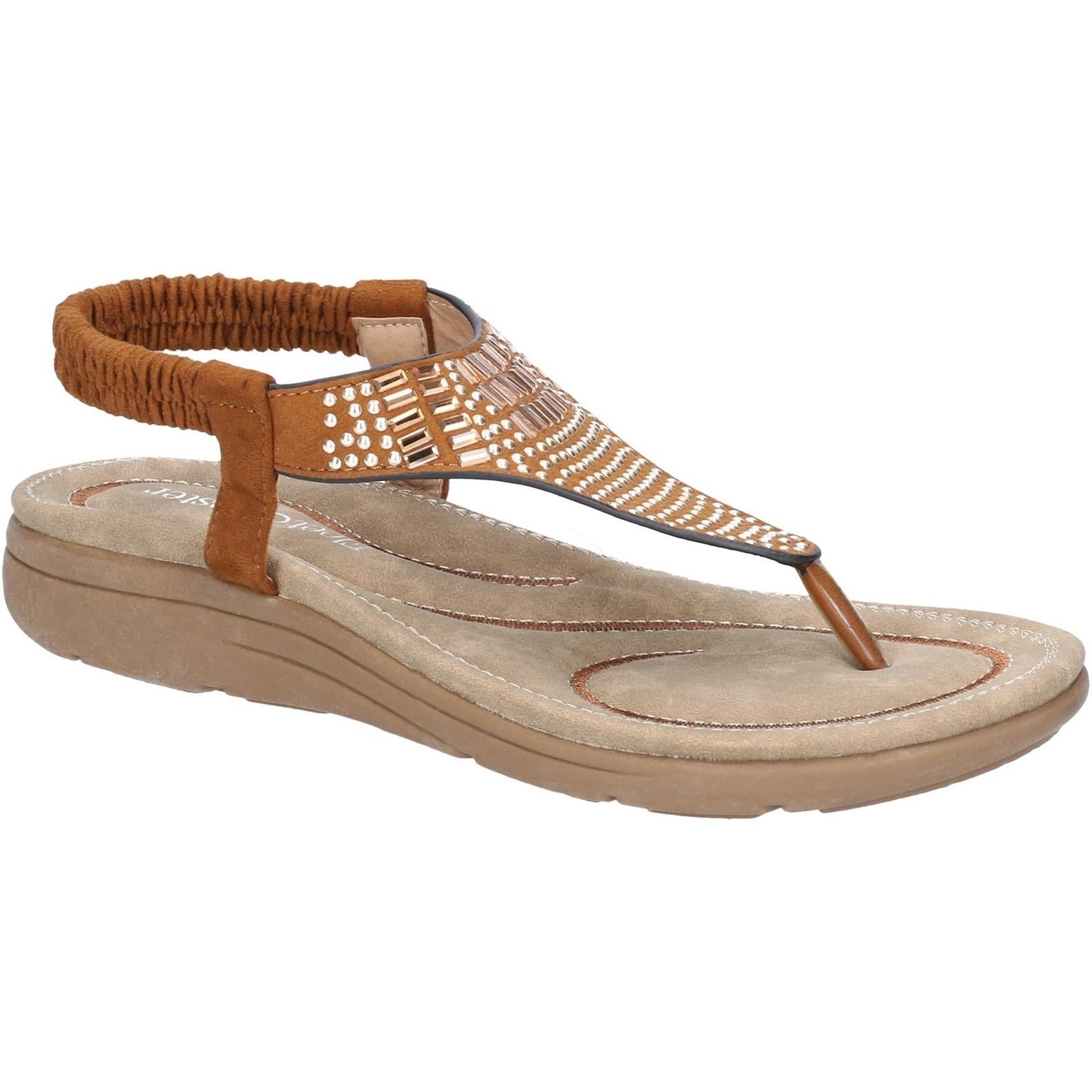 Fleet & Foster Mulberry Elastic Toe Post Sandal