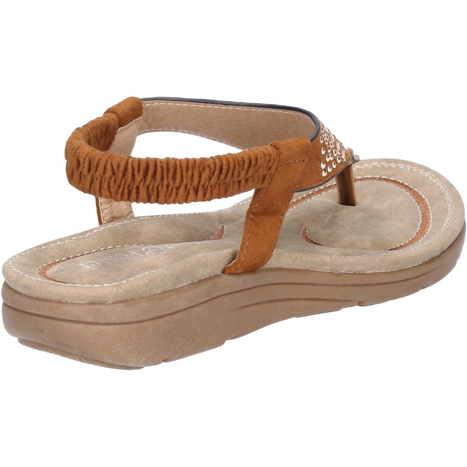 Fleet & Foster Mulberry Elastic Toe Post Sandal