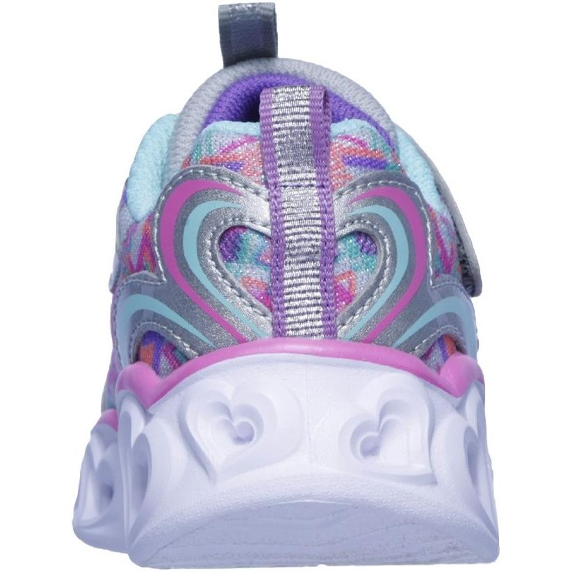 Skechers Heart Lights Graphic Gore & Strap Lighted Heart Midsole Trainer