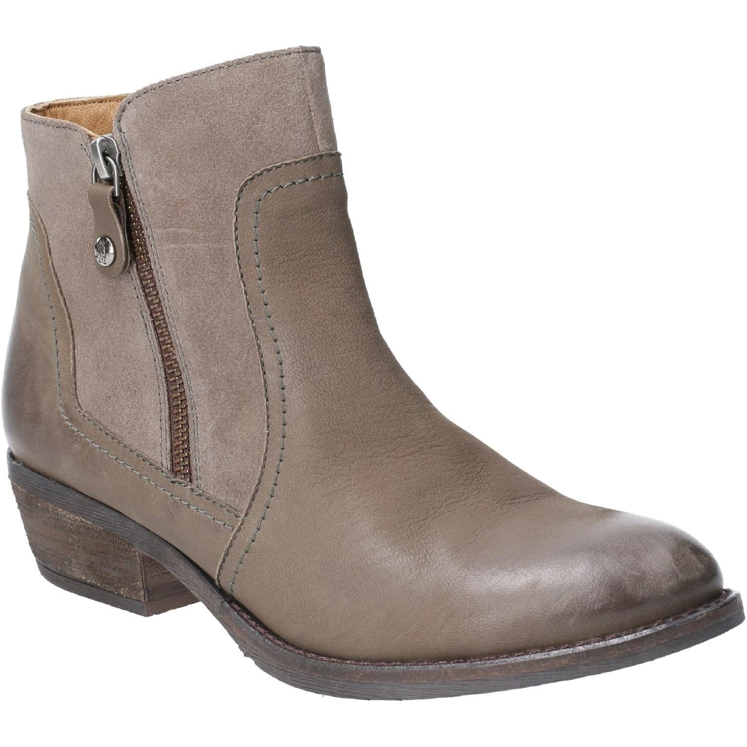 Hush Puppies Isla Zip Up Ankle Boot