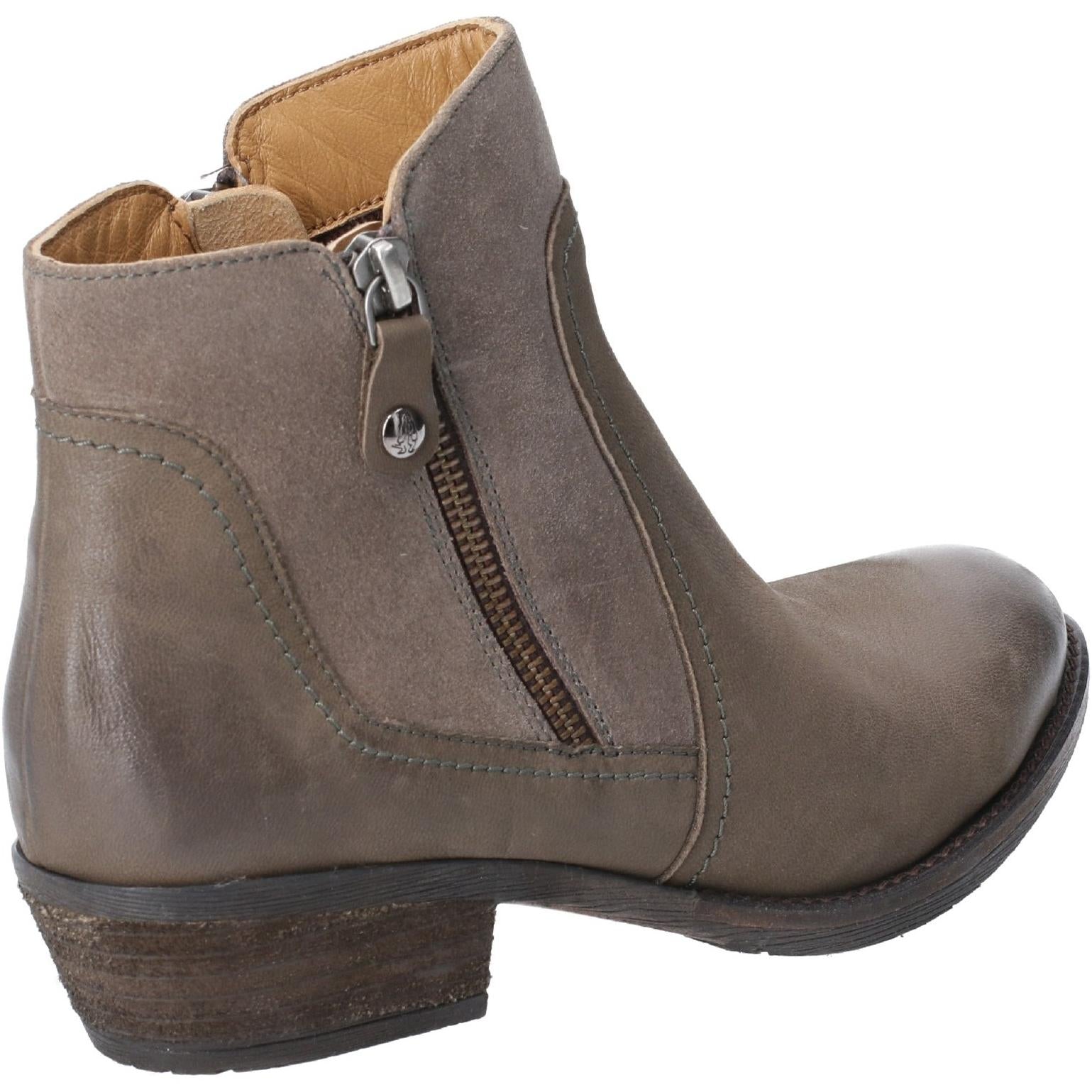 Hush Puppies Isla Zip Up Ankle Boot