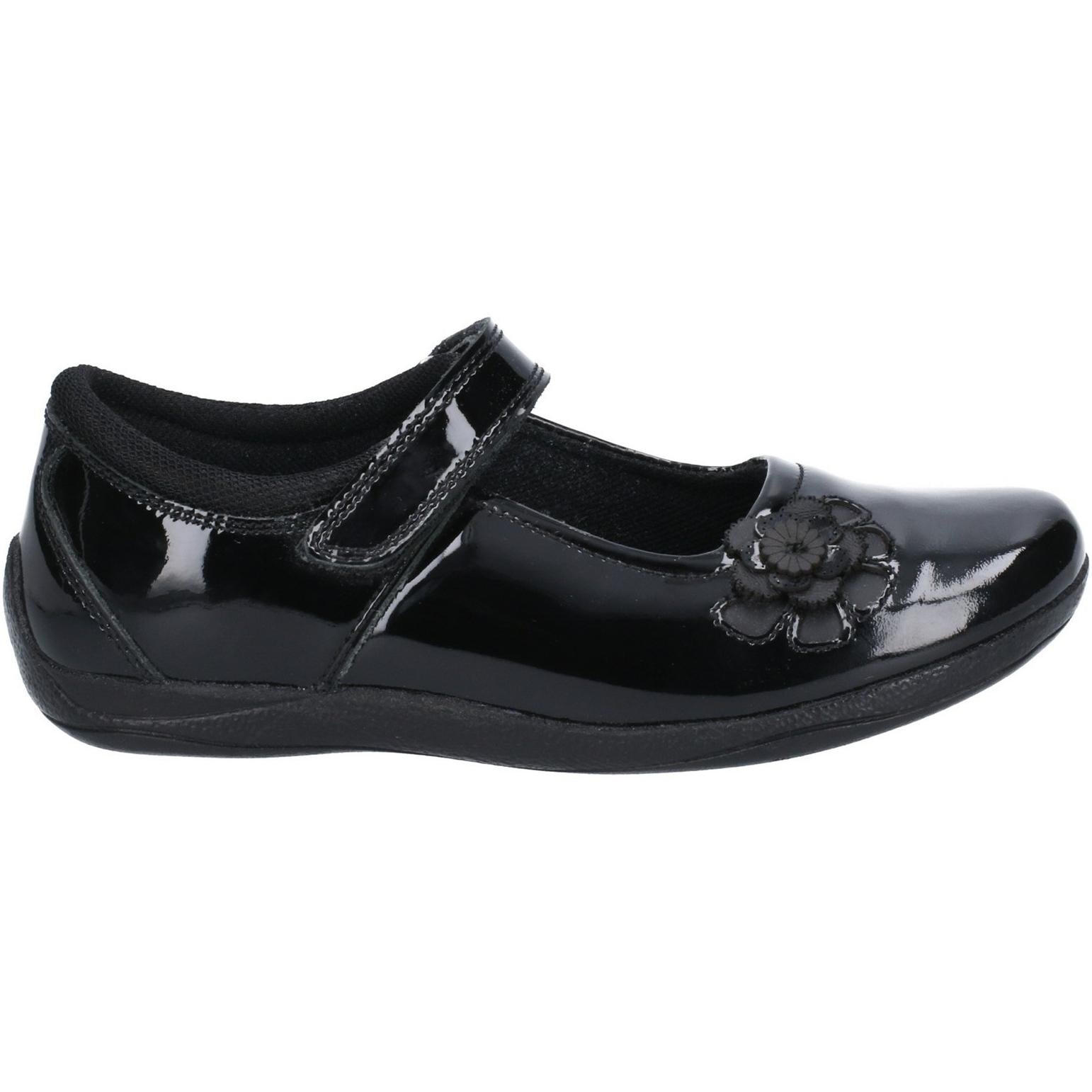 Hush Puppies Jessica Junior Patent School Shoe