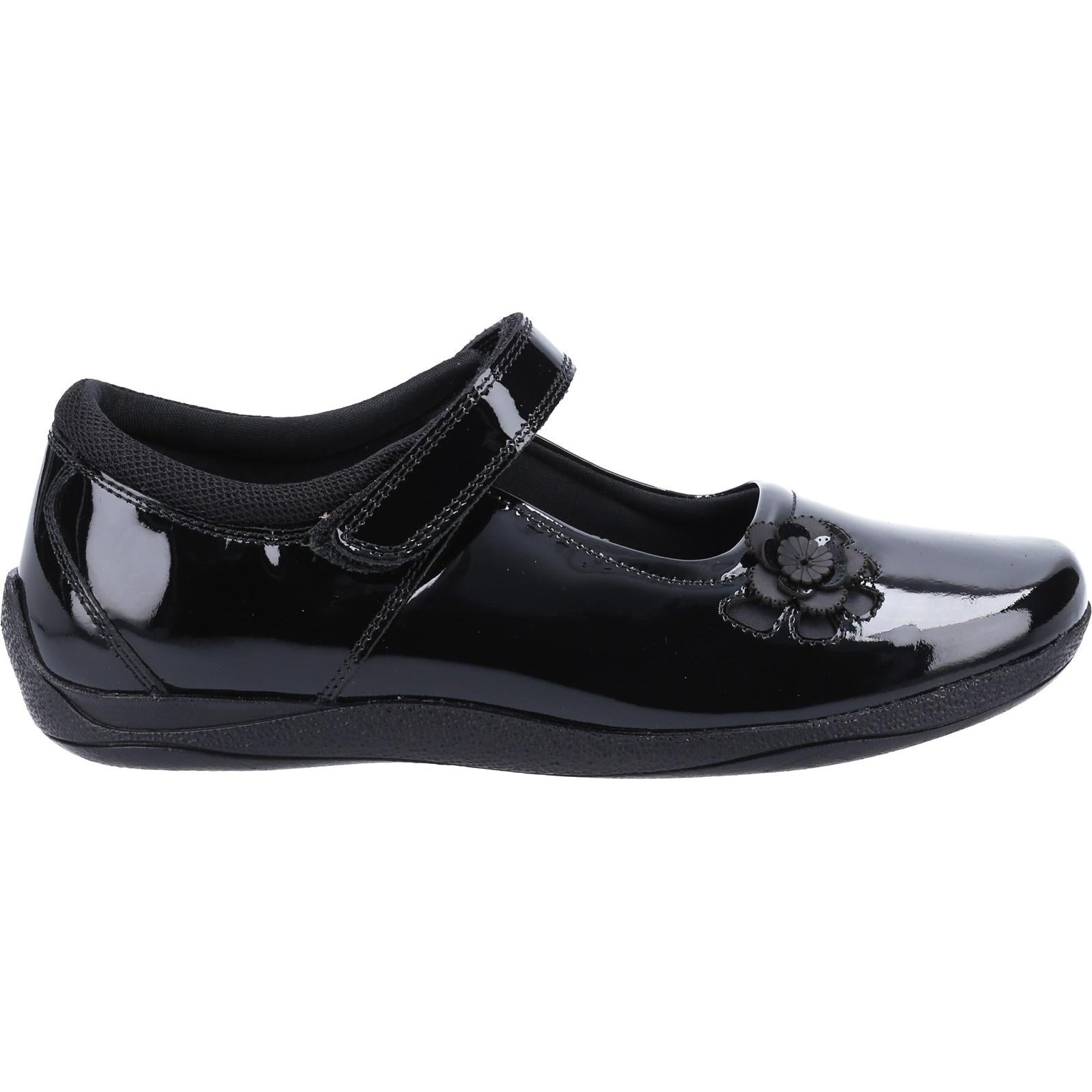 Hush Puppies Jessica Senior Patent School Shoe