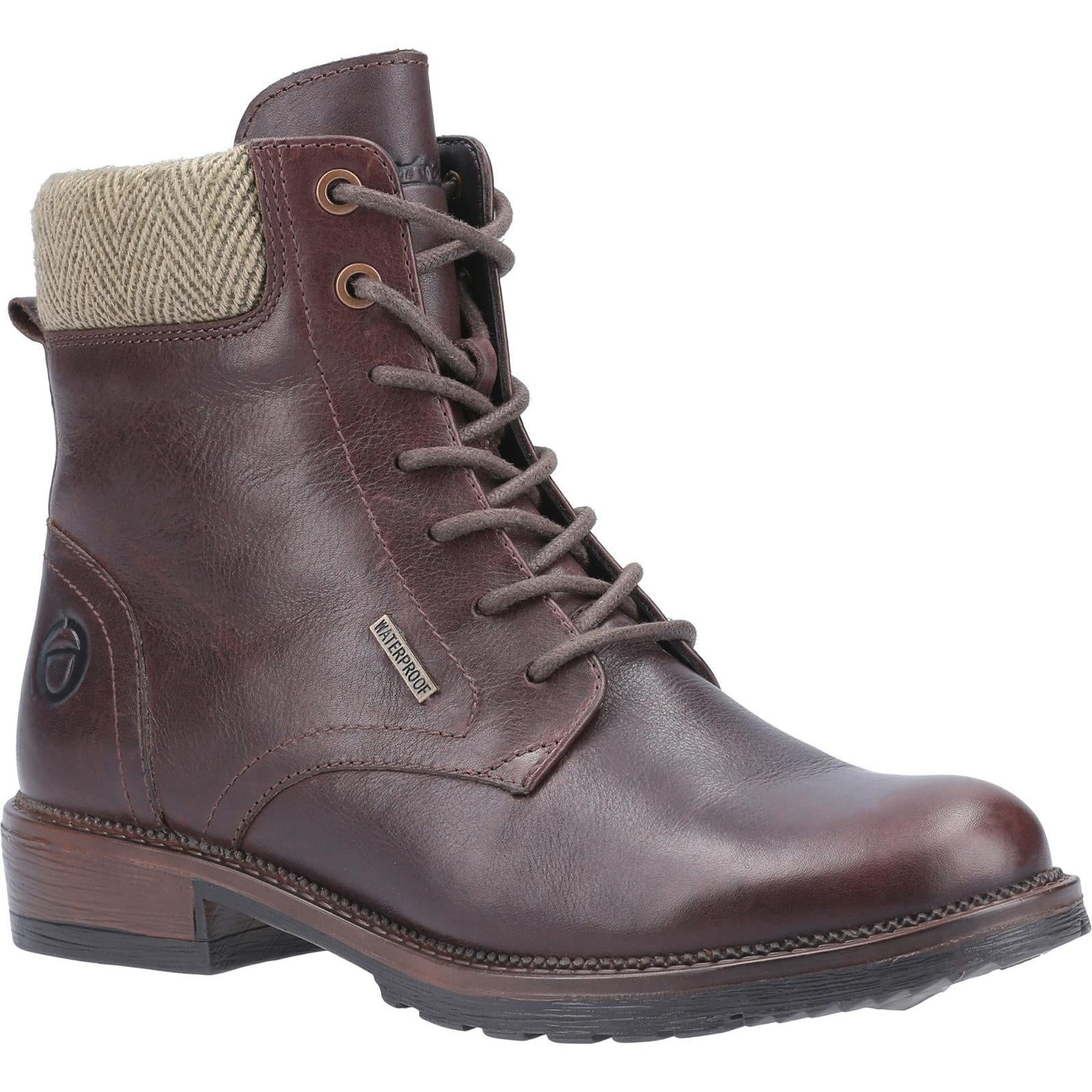 Cotswold Minety High Top Lace Up Ankle Boot