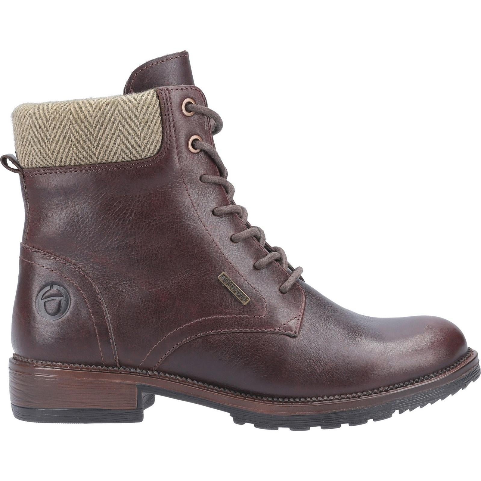Cotswold Minety High Top Lace Up Ankle Boot