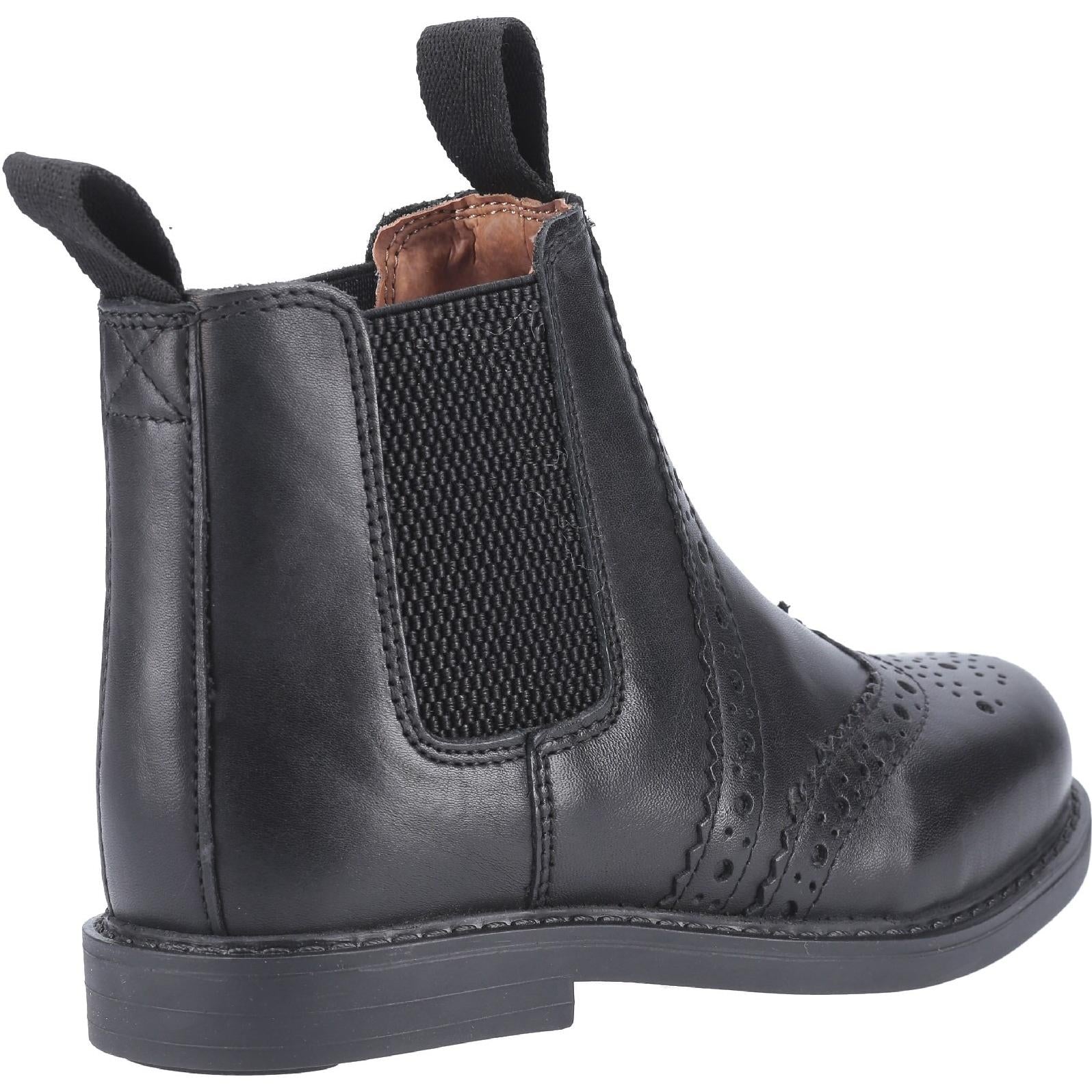 Cotswold Nympsfield Kids Brogue Pull On Chelsea Boots