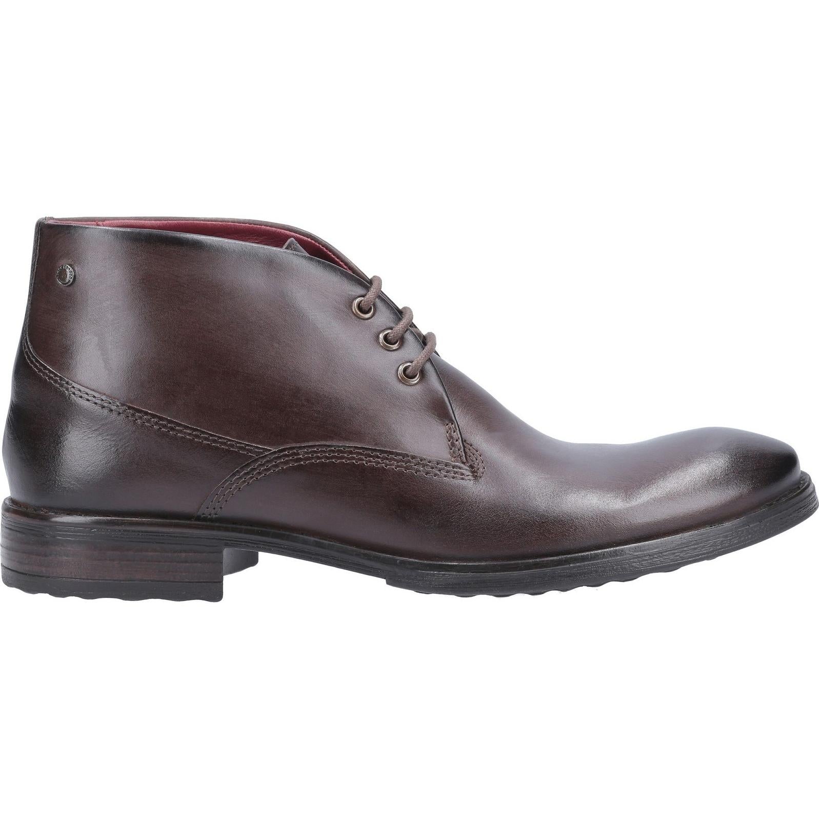 Base London Bramley Burnished Lace Up Ankle Boot