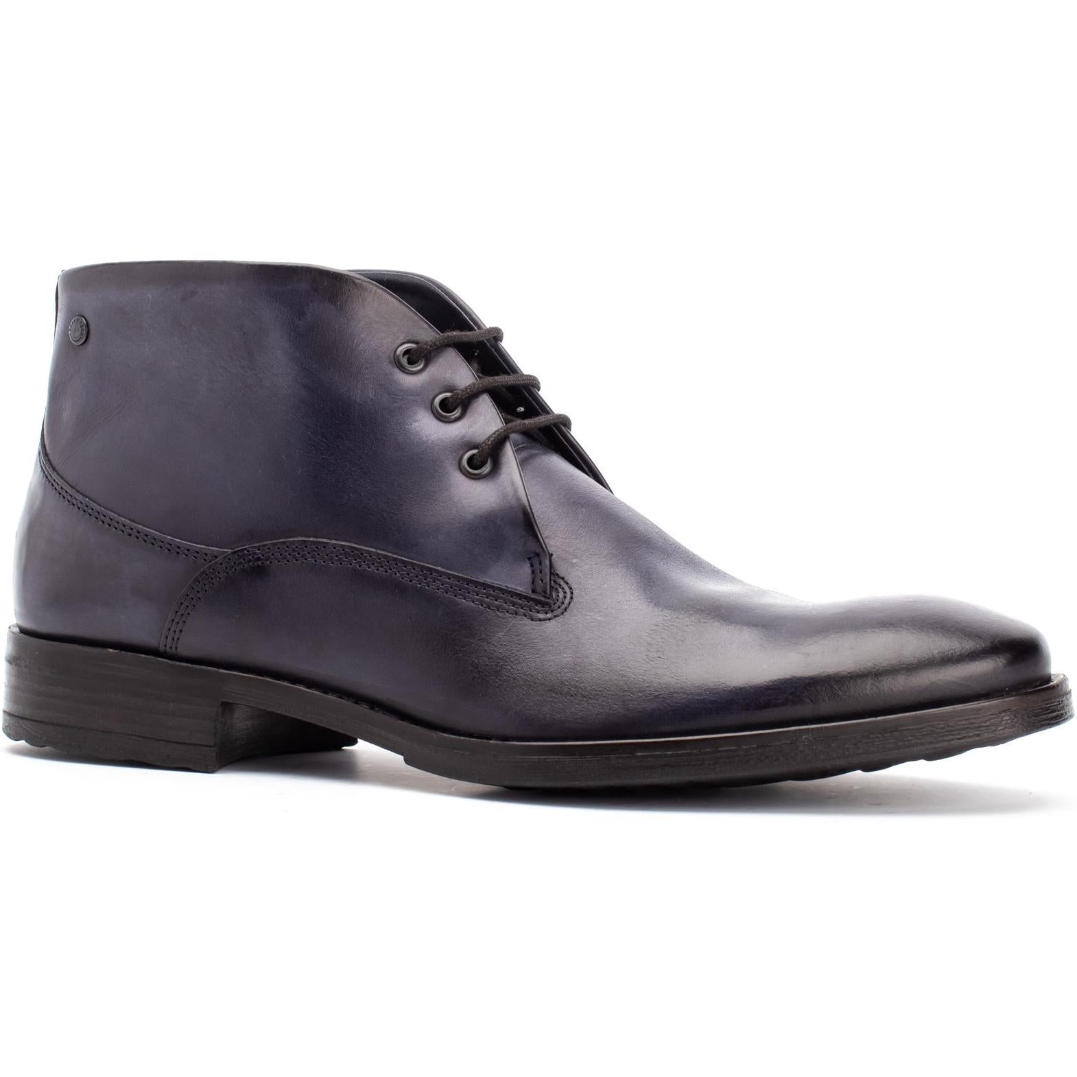 Base London Bramley Burnished Lace Up Ankle Boot