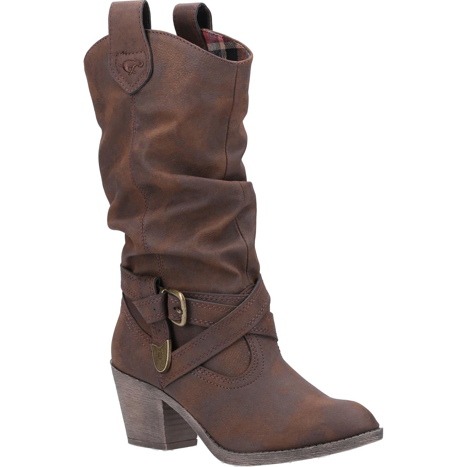 Rocket Dog Sidestep Mid-Calf Western Boot