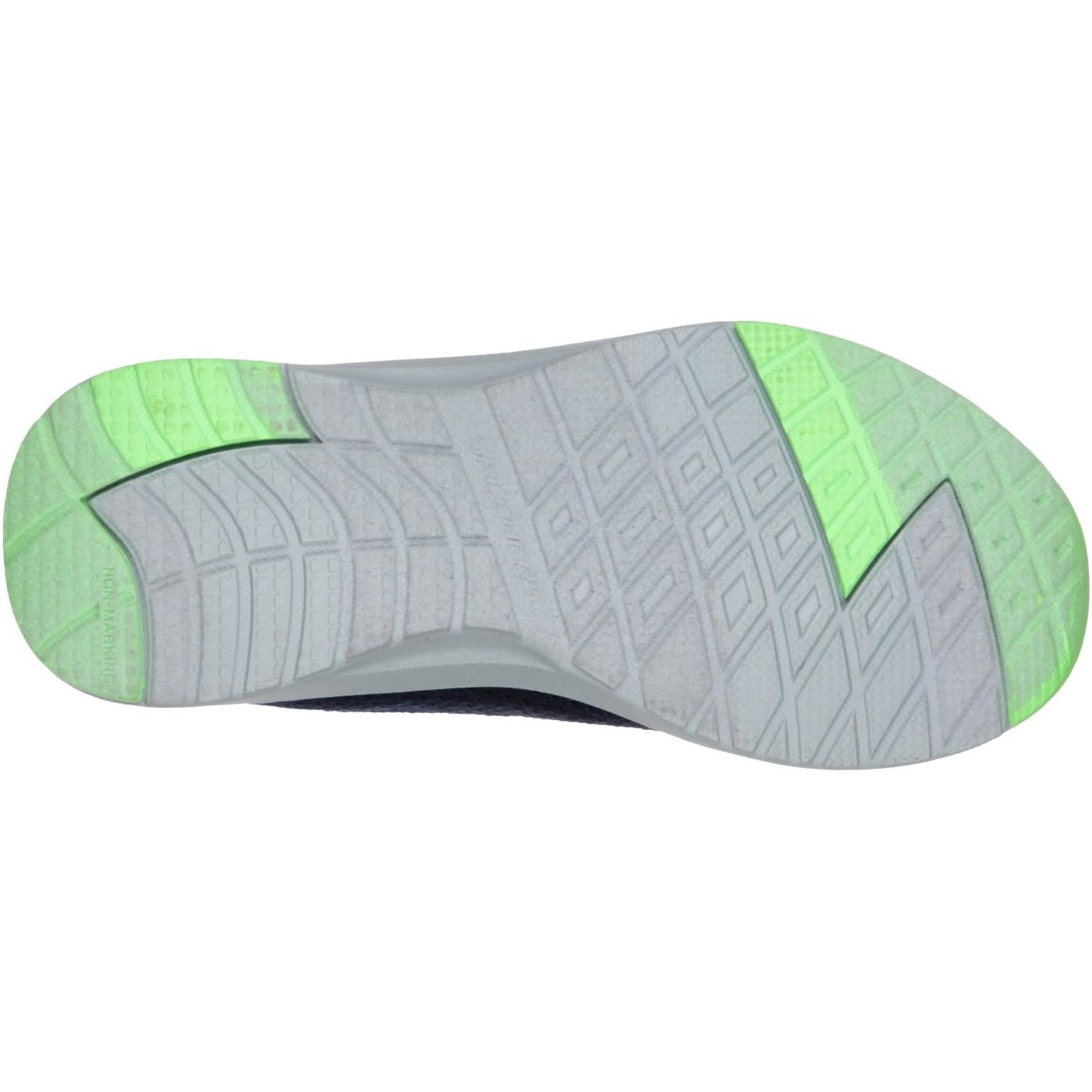 Skechers Dynamic Tread-Nitrode Lightweight Lace Up Trainer with Outsole Detail