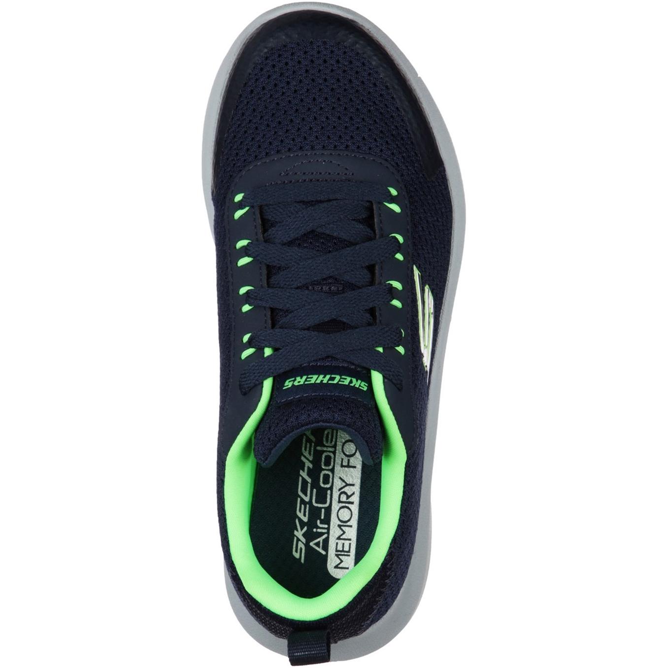 Skechers Dynamic Tread-Nitrode Lightweight Lace Up Trainer with Outsole Detail
