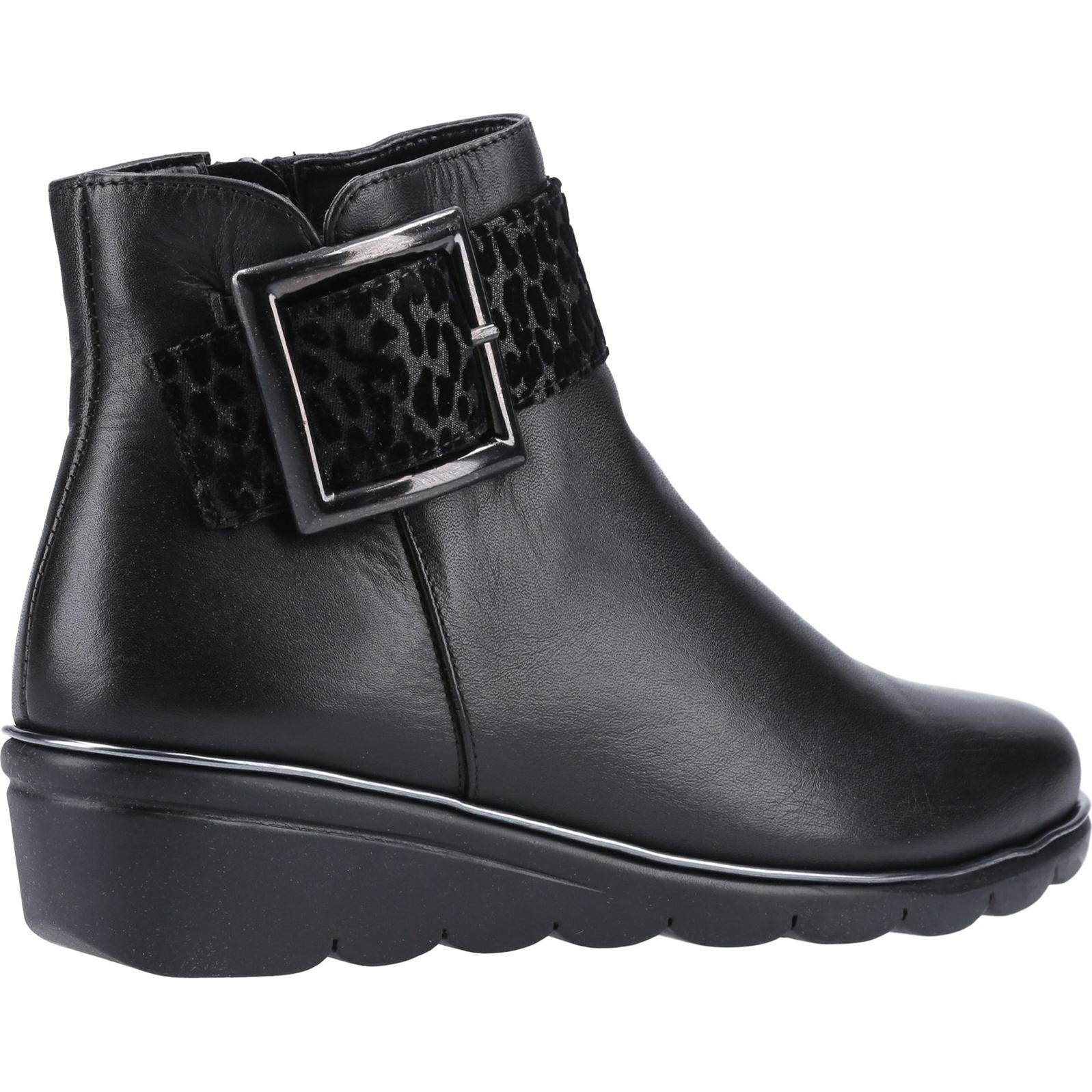 The Flexx Boombuckle Cashmere/Zair Zip Ankle Boot