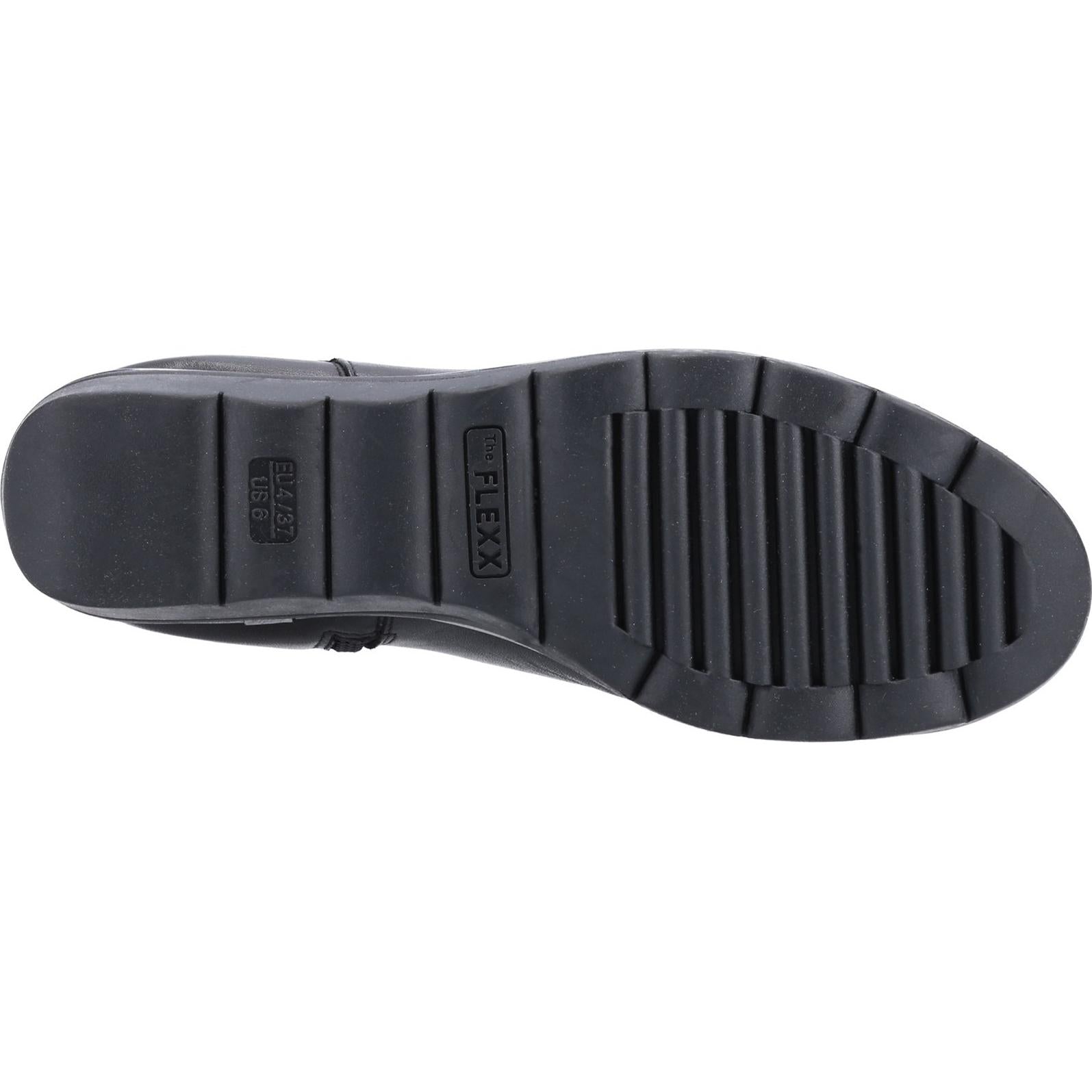 The Flexx Boombuckle Cashmere/Zair Zip Ankle Boot
